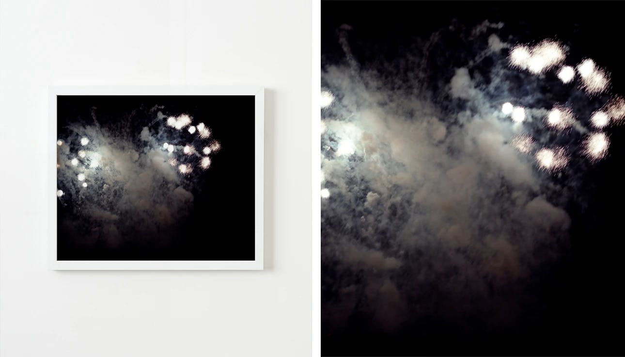 Fireworks photography by artist Nick Meyer, as part of our 25 one-of-a-kind anniversary gifts.