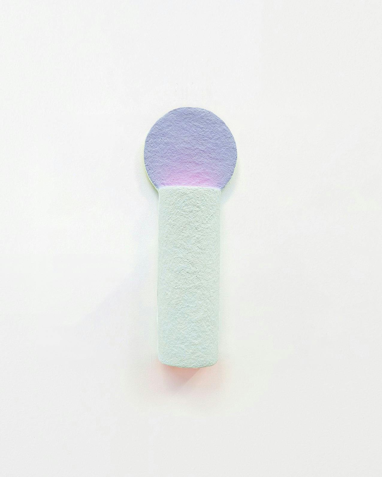 Mixed Media by Adam Frezza & Terri Chiao (CHIAOZZA) titled "Shrine to Nothingness (Pale Lavender, Spacious Skies, Pink)".