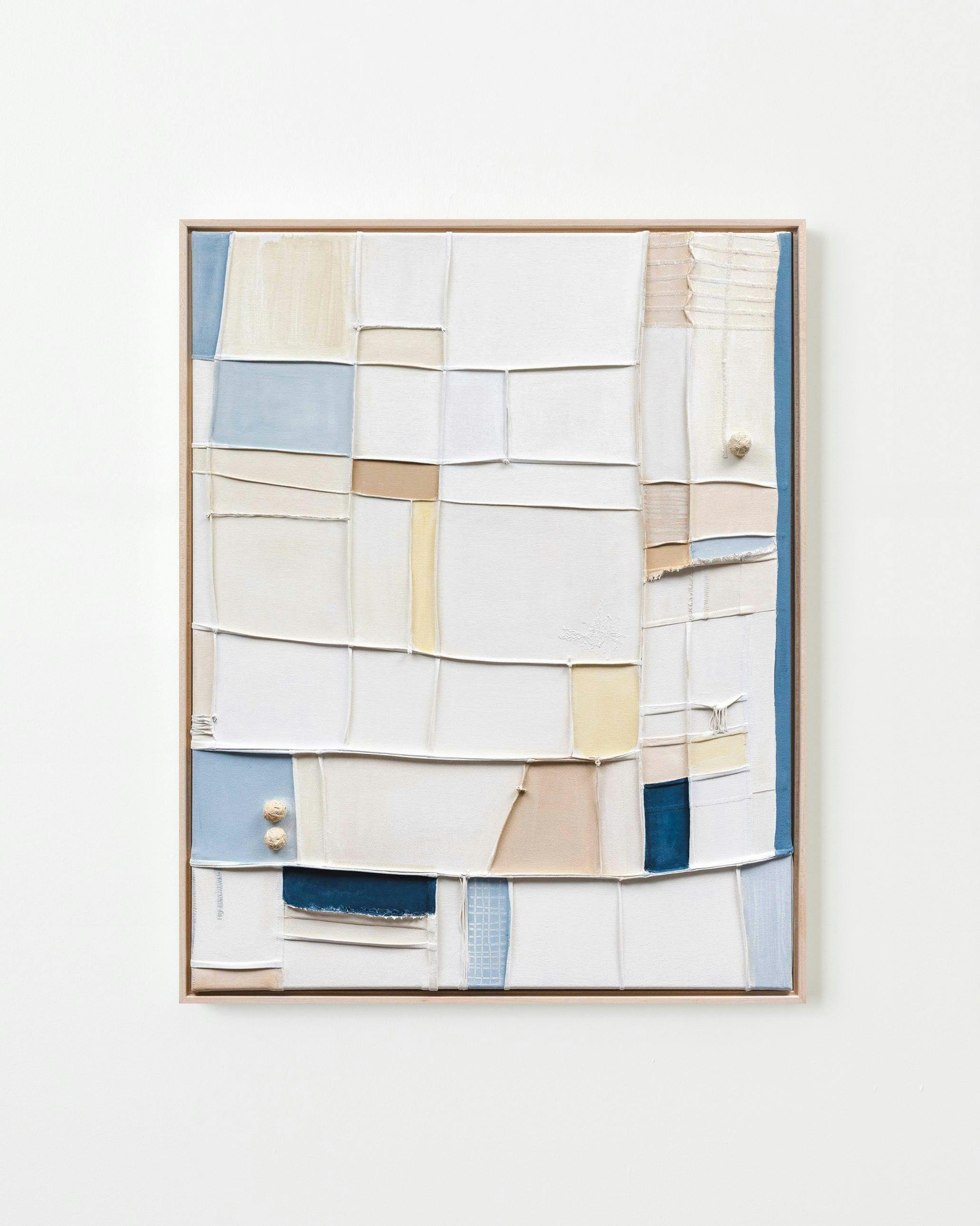 Painting by Nicole Anastas titled "Compartments 67".
