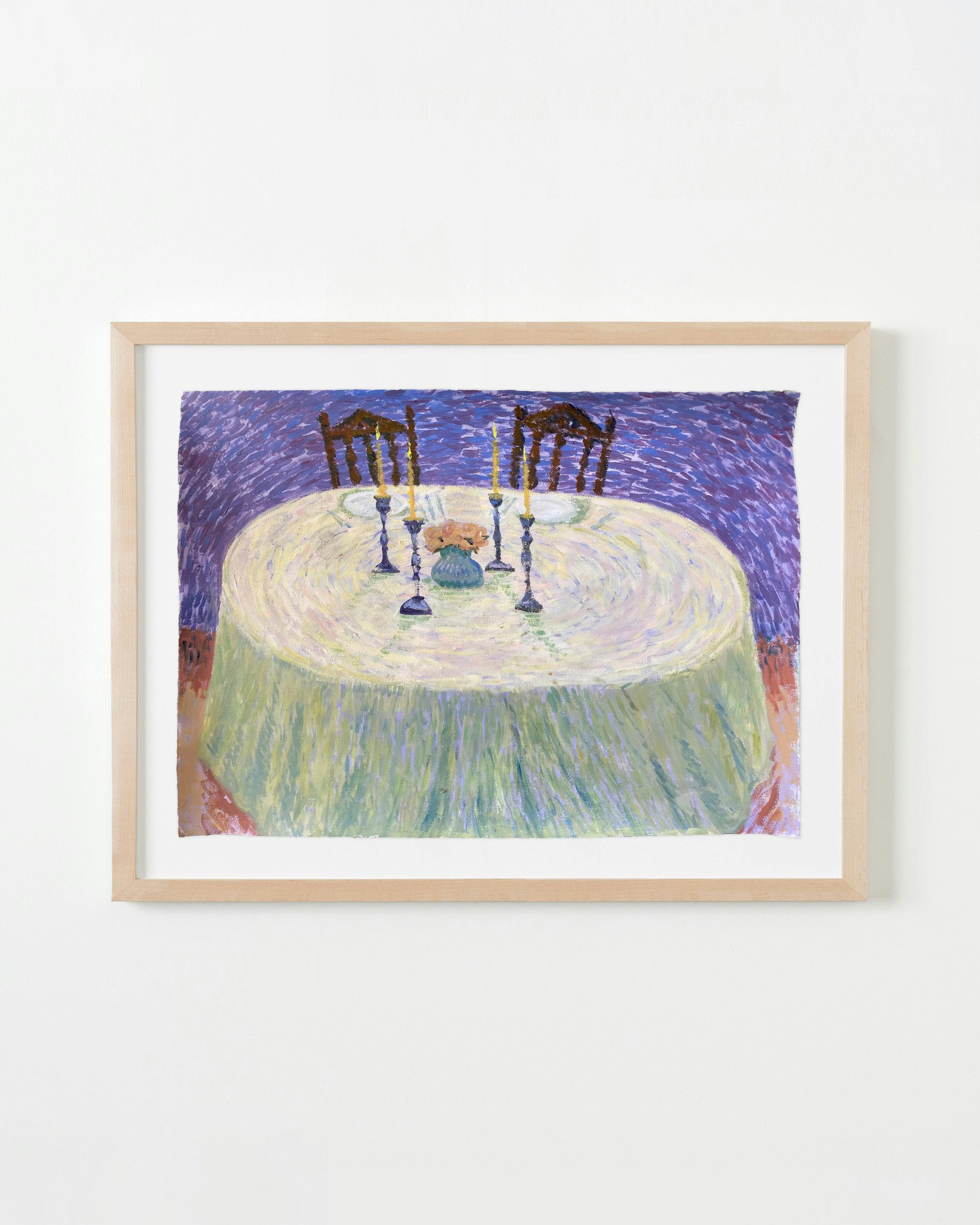Painting by Jackson Joyce titled "The Table is Set".