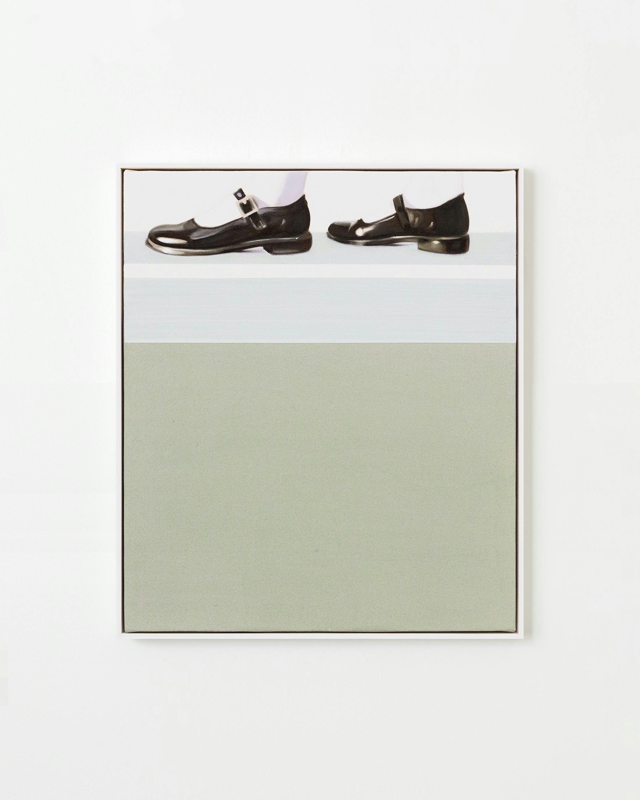 Painting by Bryce Anderson titled "C's Shoes Left".