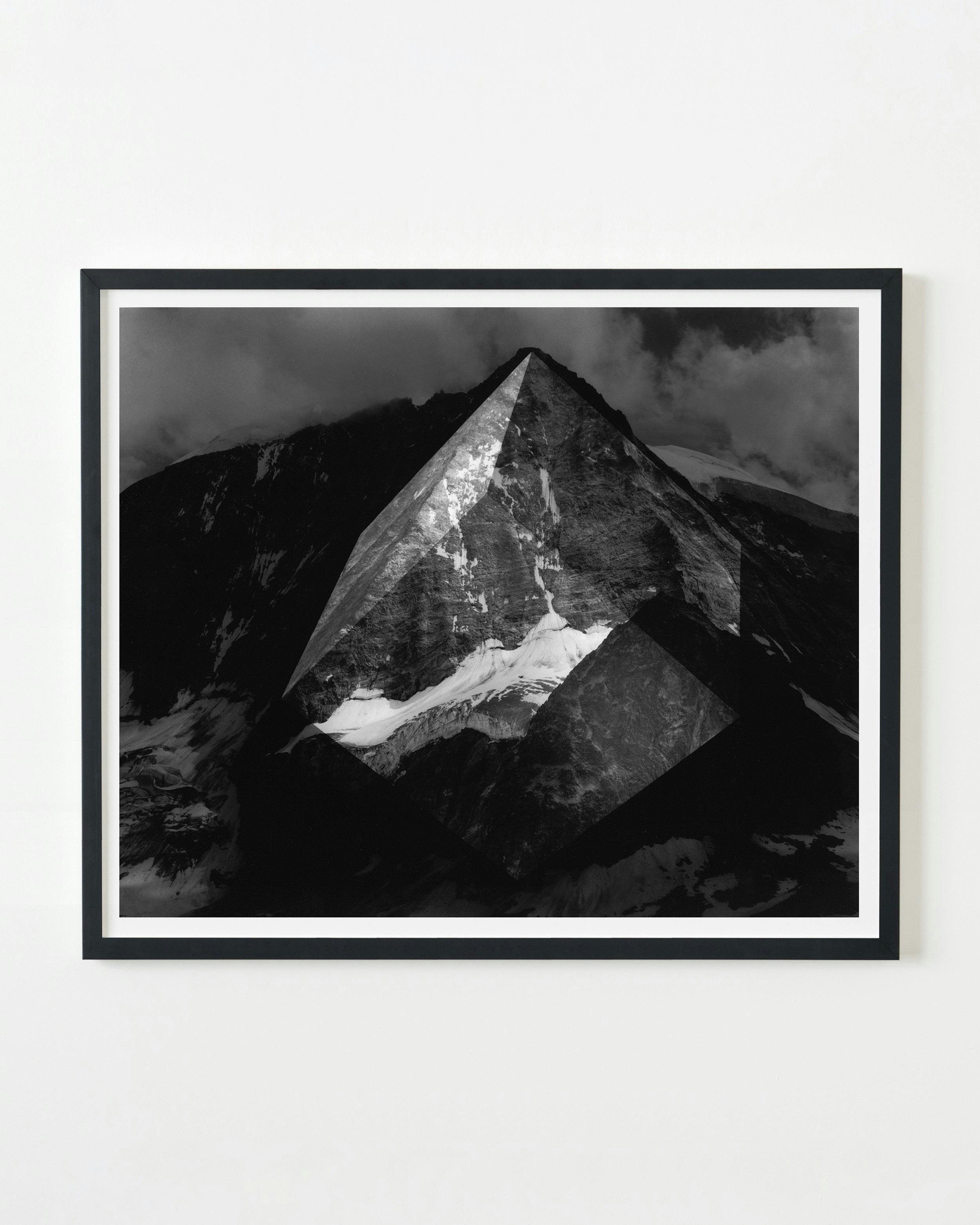 Photography by Millee Tibbs titled "Hexahedron / Mont Blanc de Cheilon: Crux".