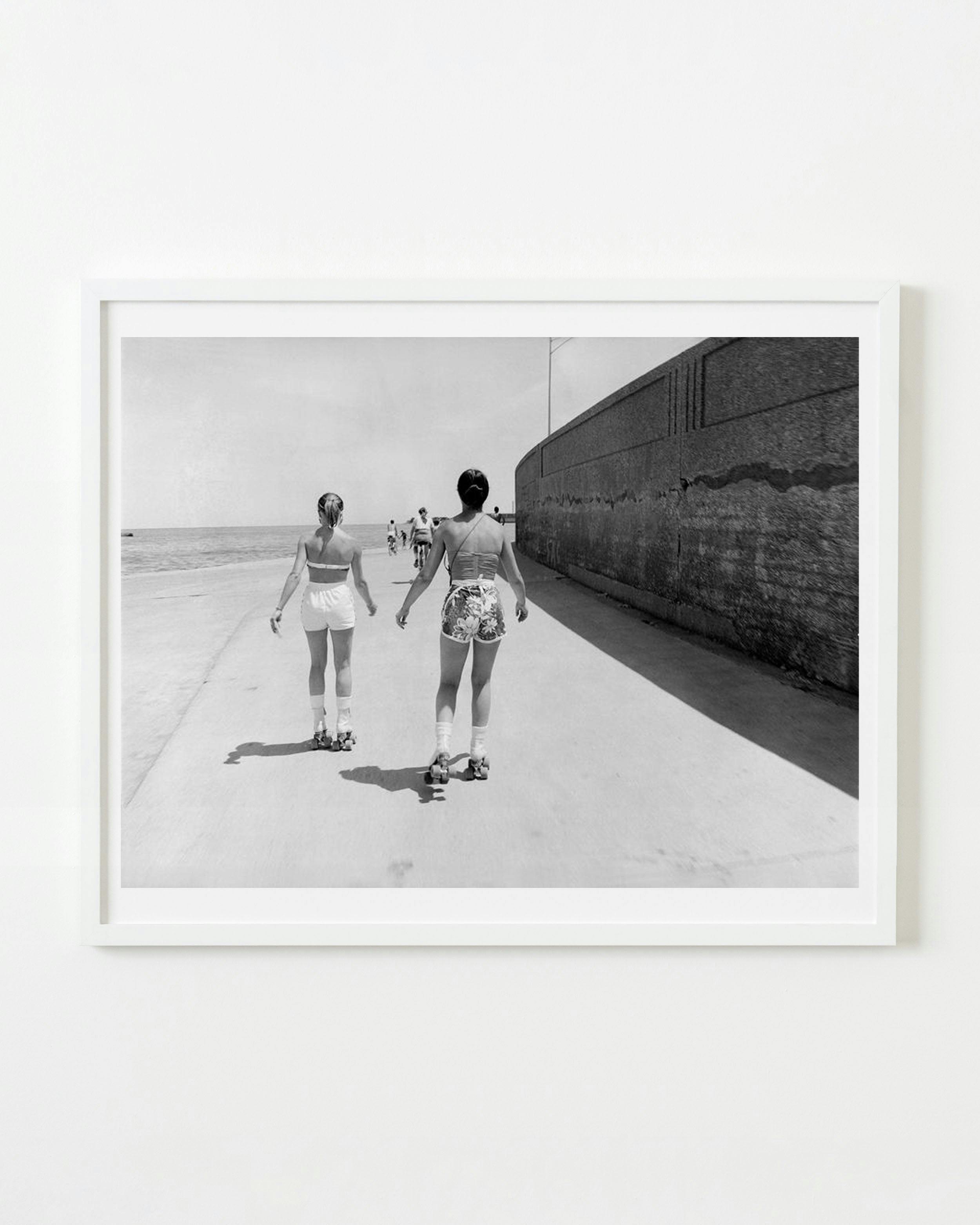 Photography by Michael Northrup titled "Lake Skaters".