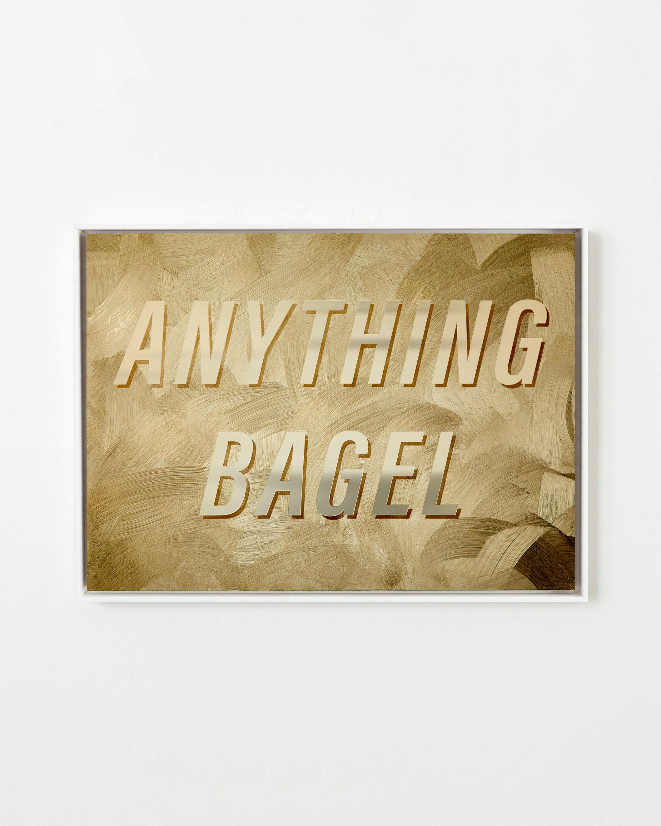 Mixed Media by Ben Skinner titled "Anything Bagel".