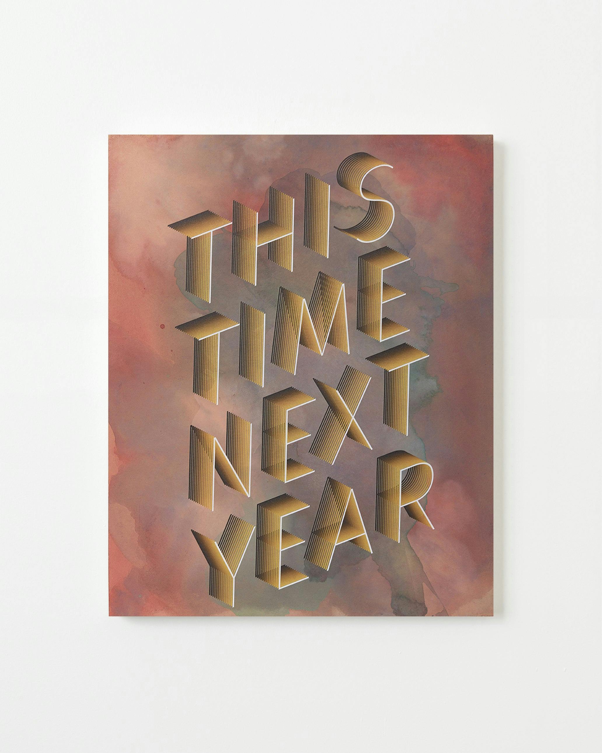 Painting by Ben Skinner titled "This Time Next Year".