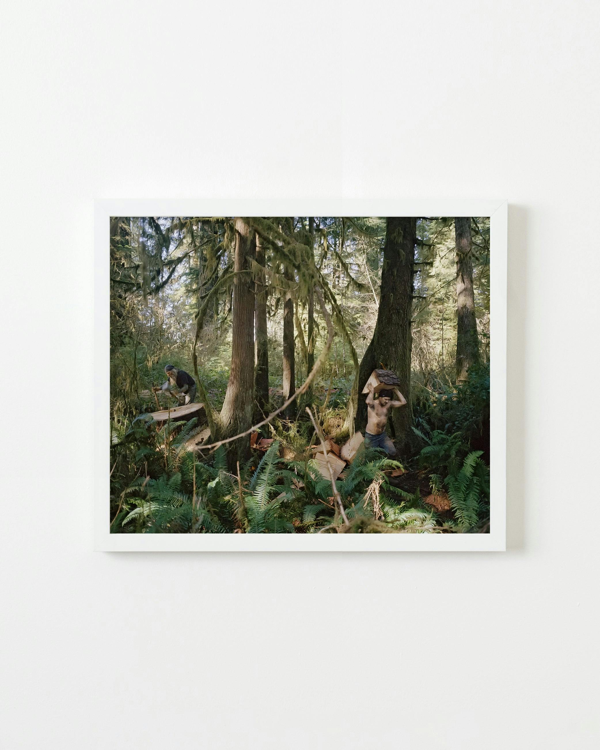 Photography by Anna Beeke titled "The Woodcutters".