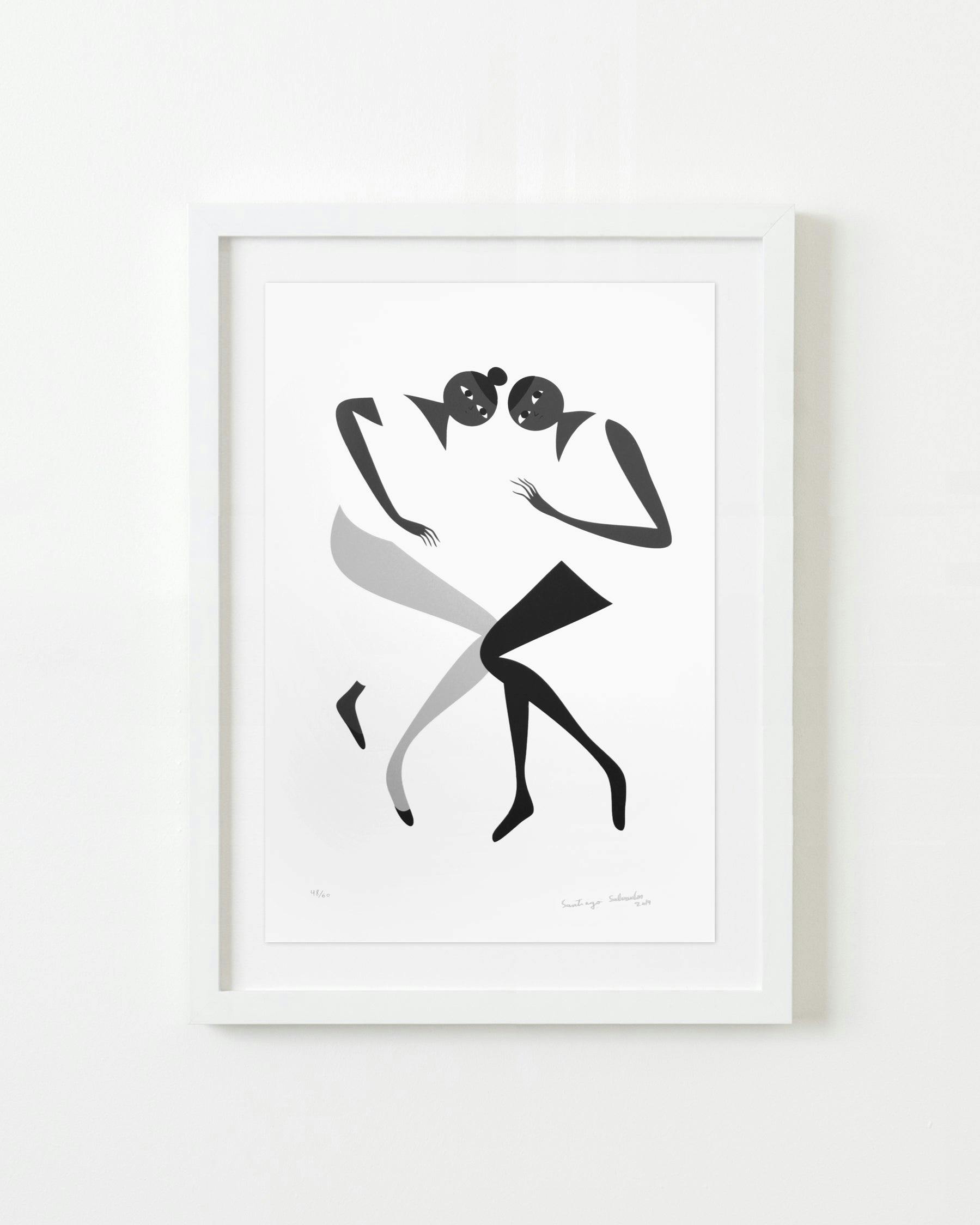 Print by Santiago Ascui titled "Standy Grey 1".