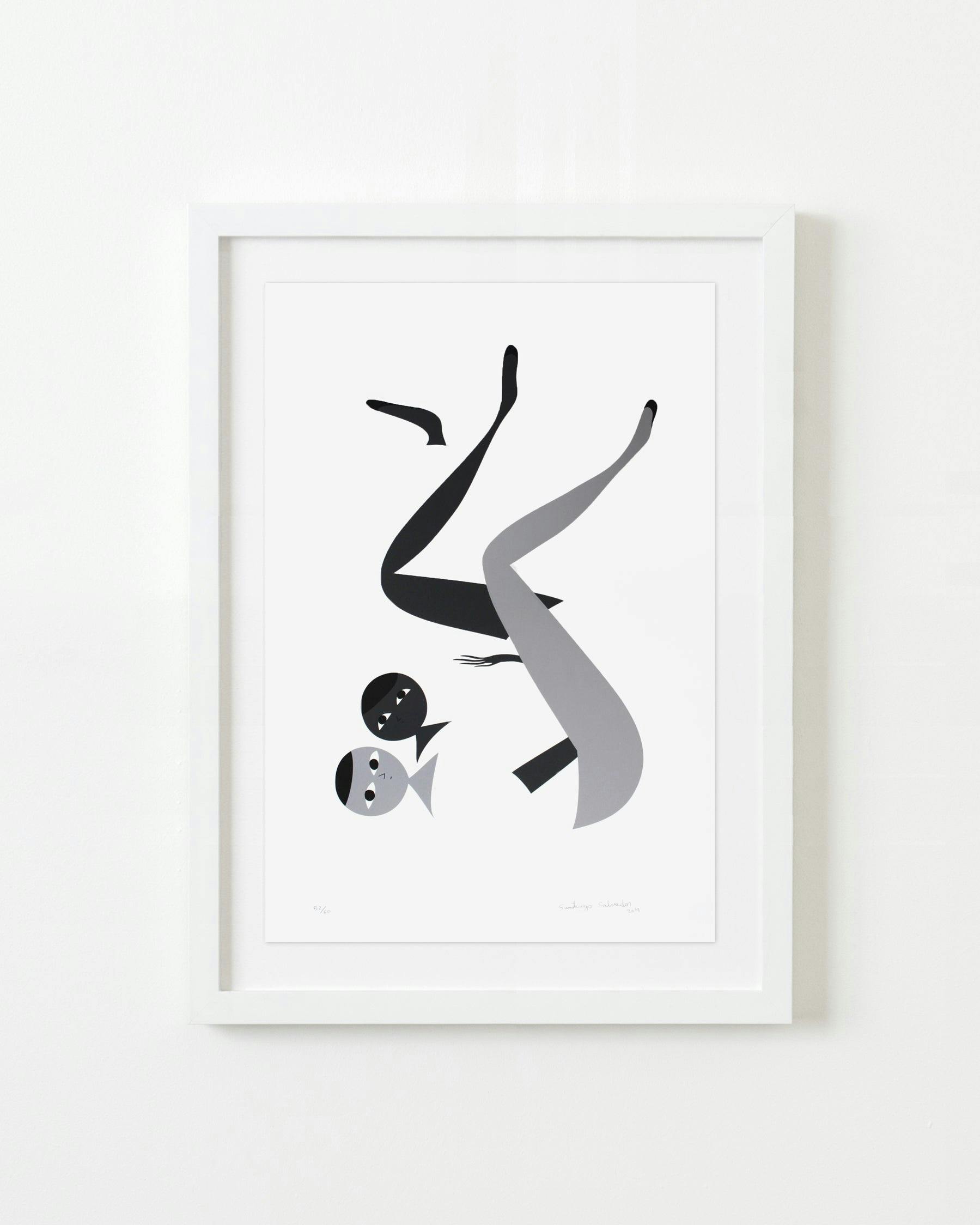Print by Santiago Ascui titled "Standy Grey 2".