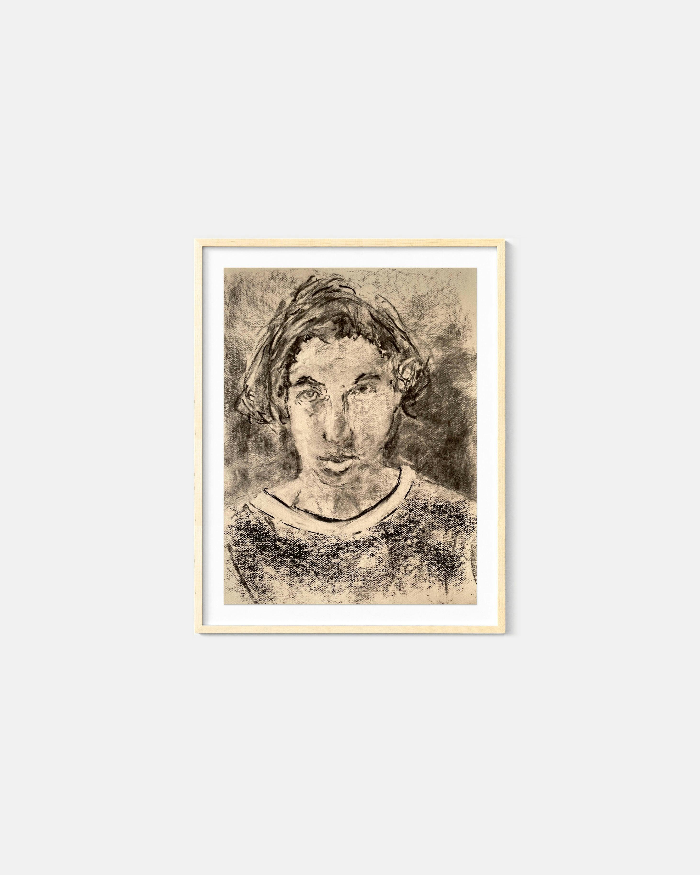 Agnes Walden - untitled self portrait - Drawing