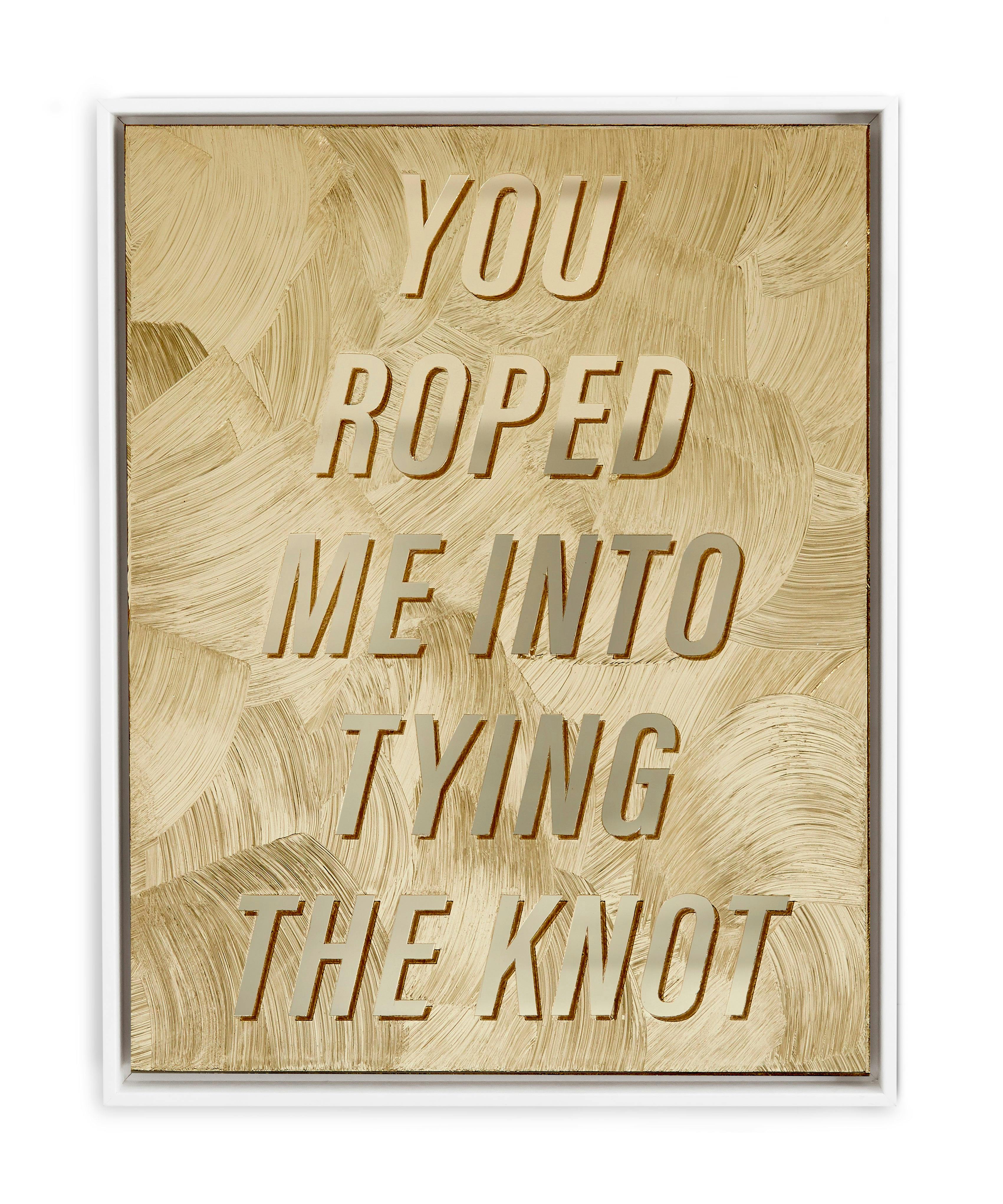 Mixed Media by Ben Skinner titled "You Roped Me Into".
