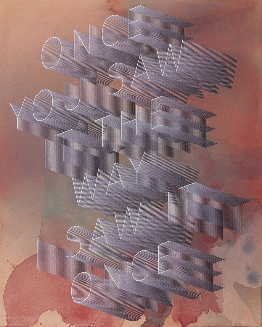 Ben Skinner - Once You Saw it The Way I Saw it Once - Painting