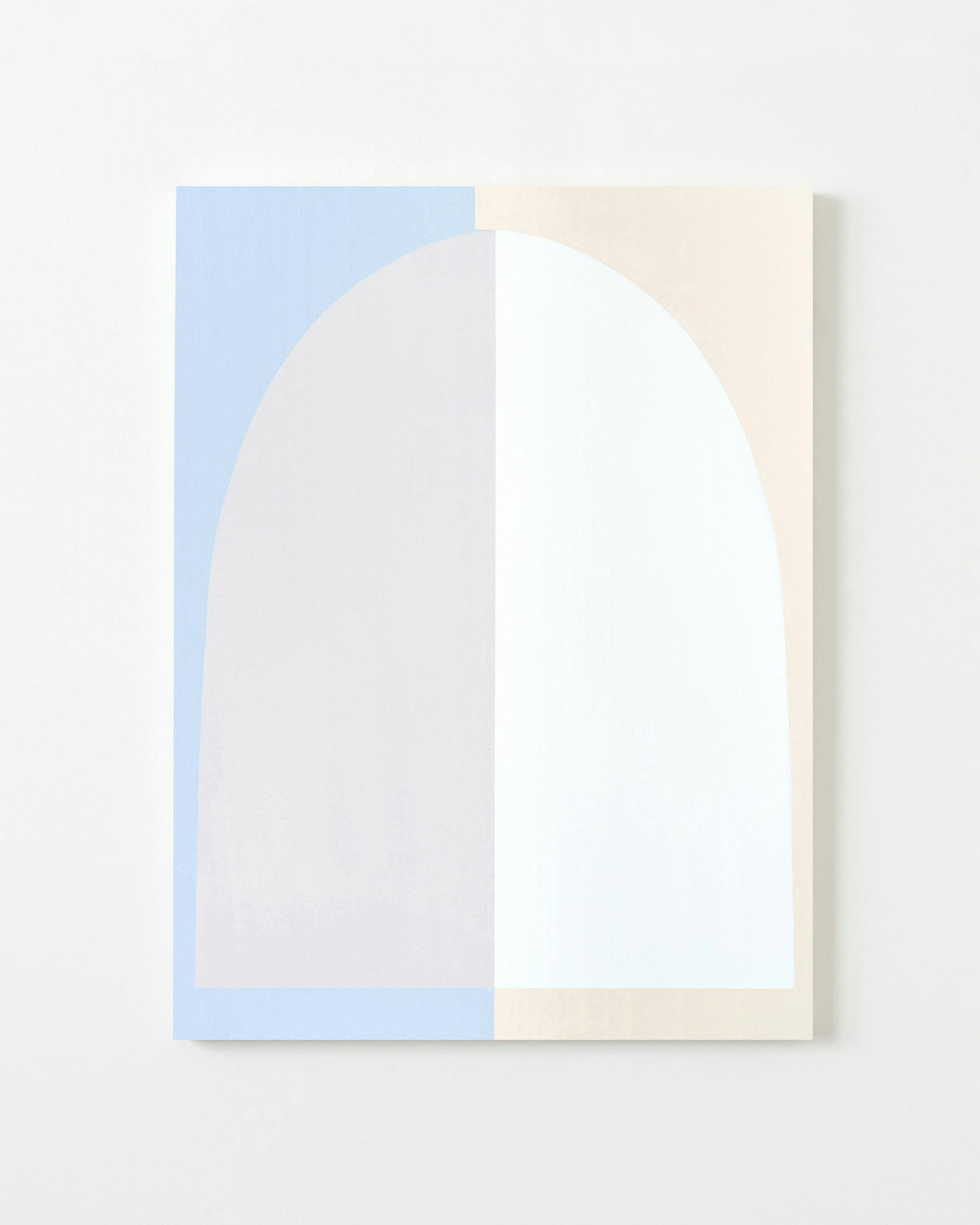 Painting by Aschely Vaughan Cone titled "Arch in Blue Shadow".