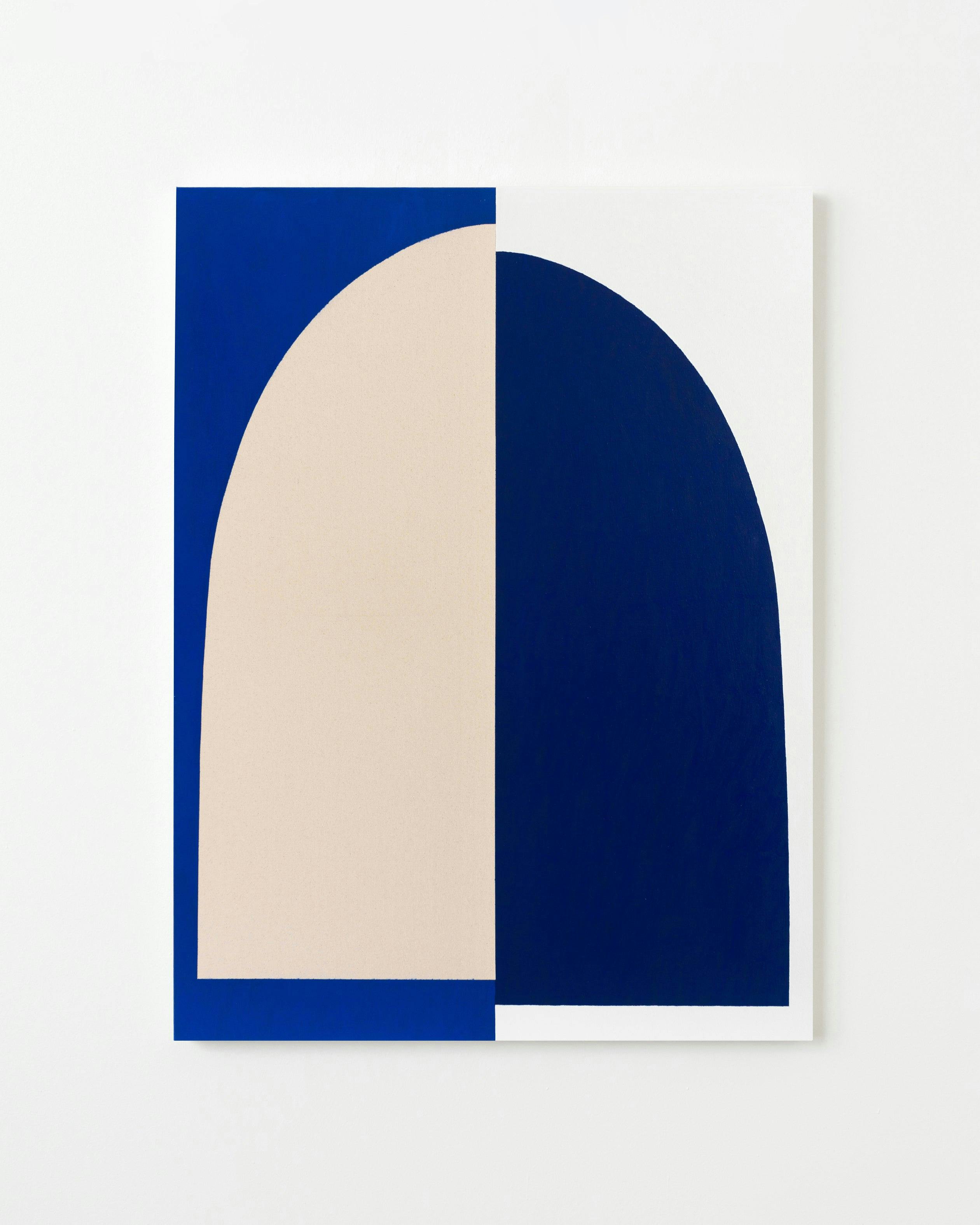 Aschely Vaughan Cone - Double Blue Arch Doublet in White Light - Painting
