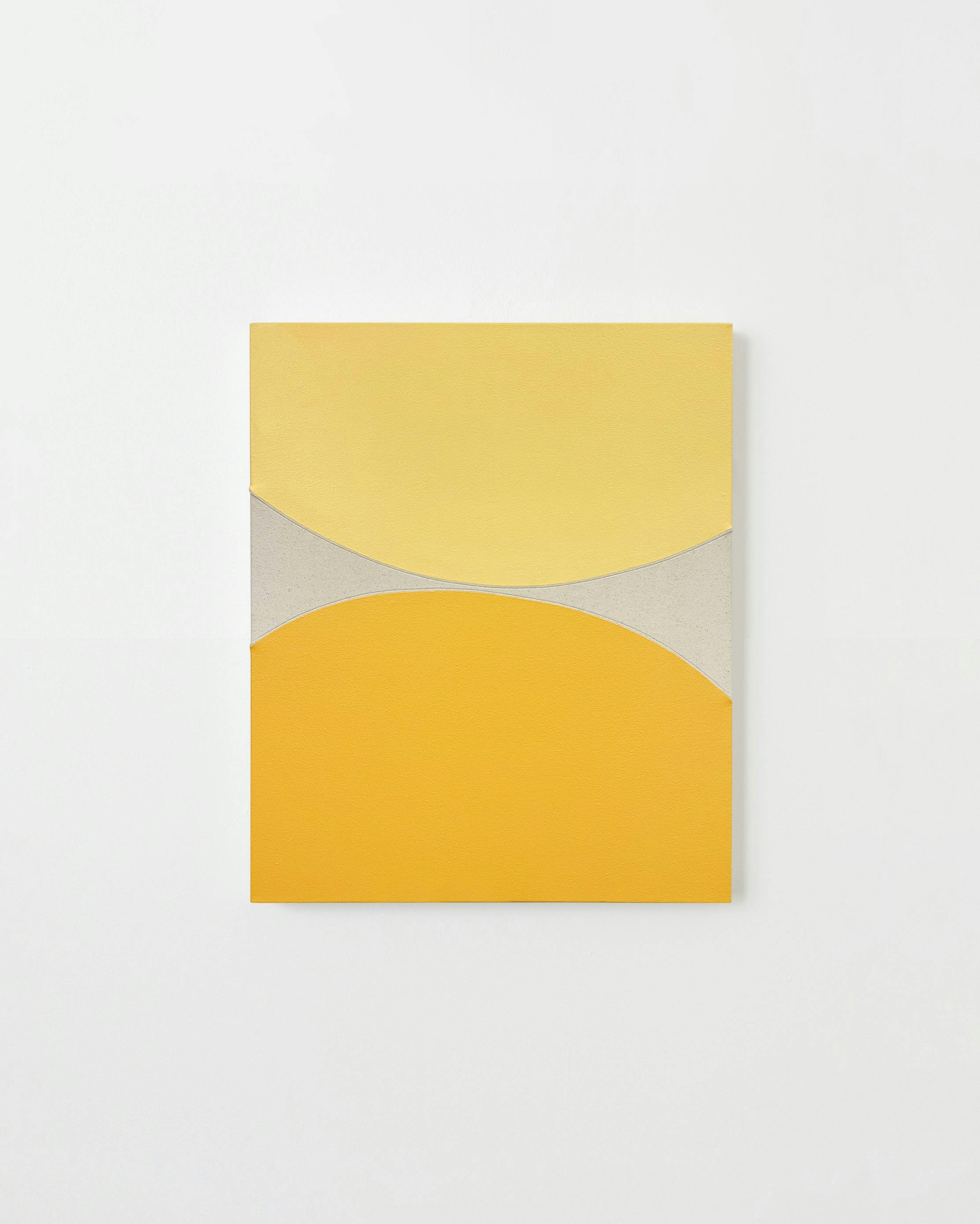 Hyun Jung Ahn - Rendezvous Yellow Moons - Painting