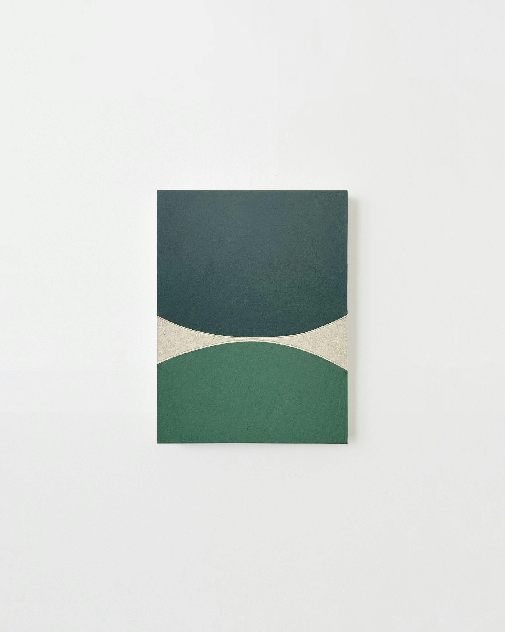 Hyun Jung Ahn - Rendezvous Antique Green - Painting