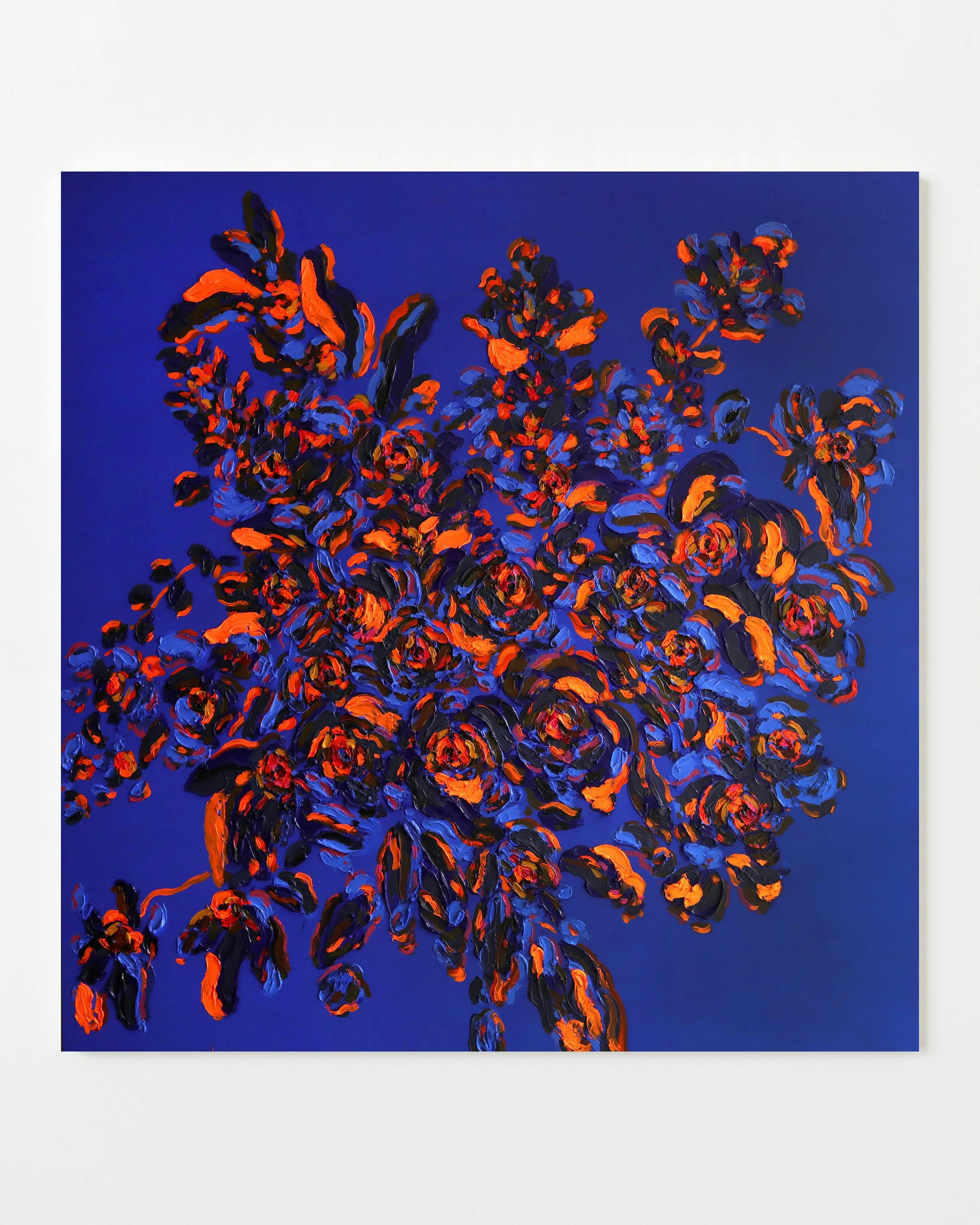 Painting by Erin Lynn Welsh titled "Botany Mono 48".