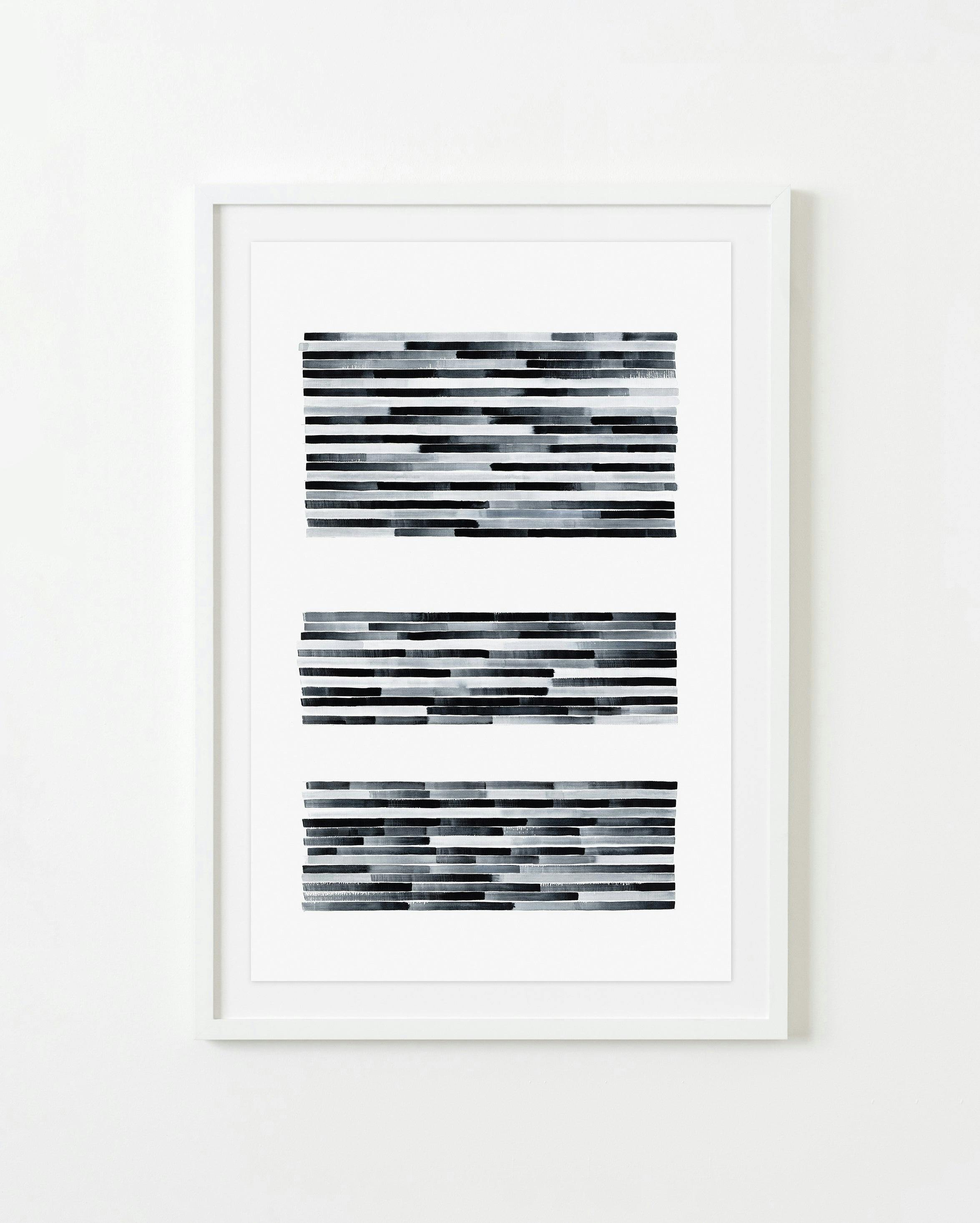 Painting by Gail Tarantino titled "Redaction Revisited - Version V".