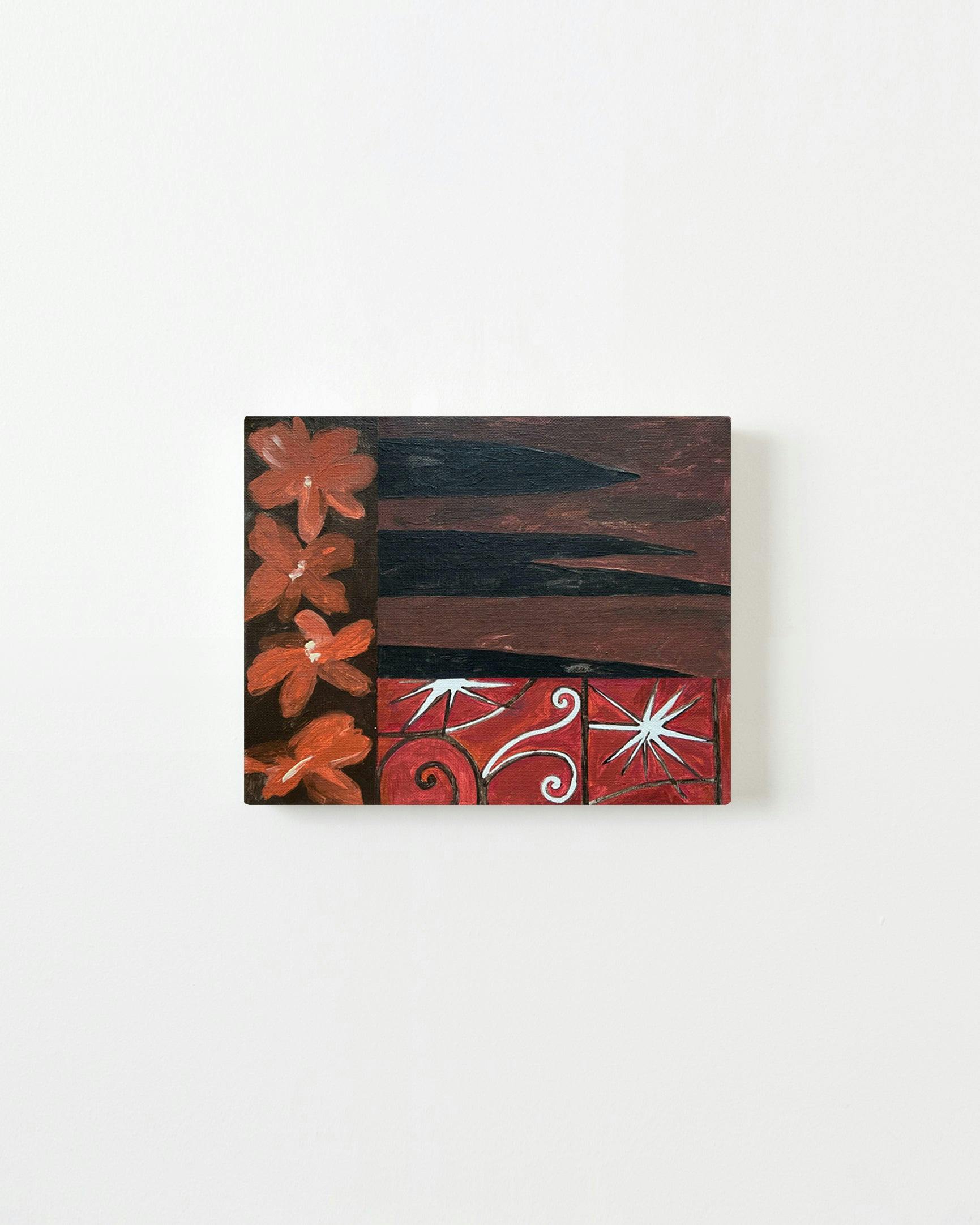 Alma Charry - terre+fleur de marie anne - Painting