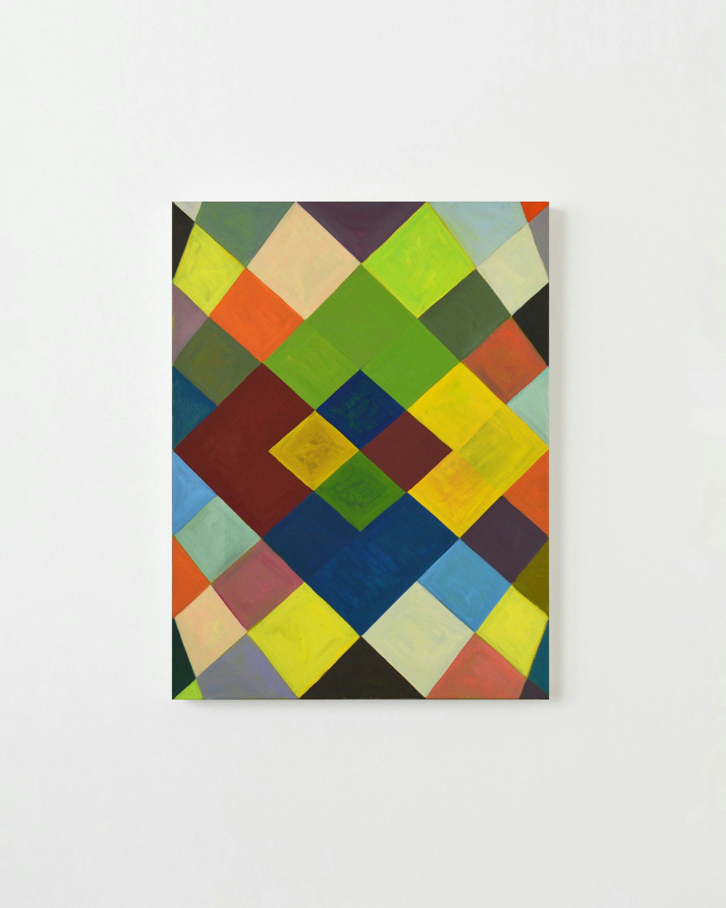 Painting by Jackie Meier titled "4 Square".