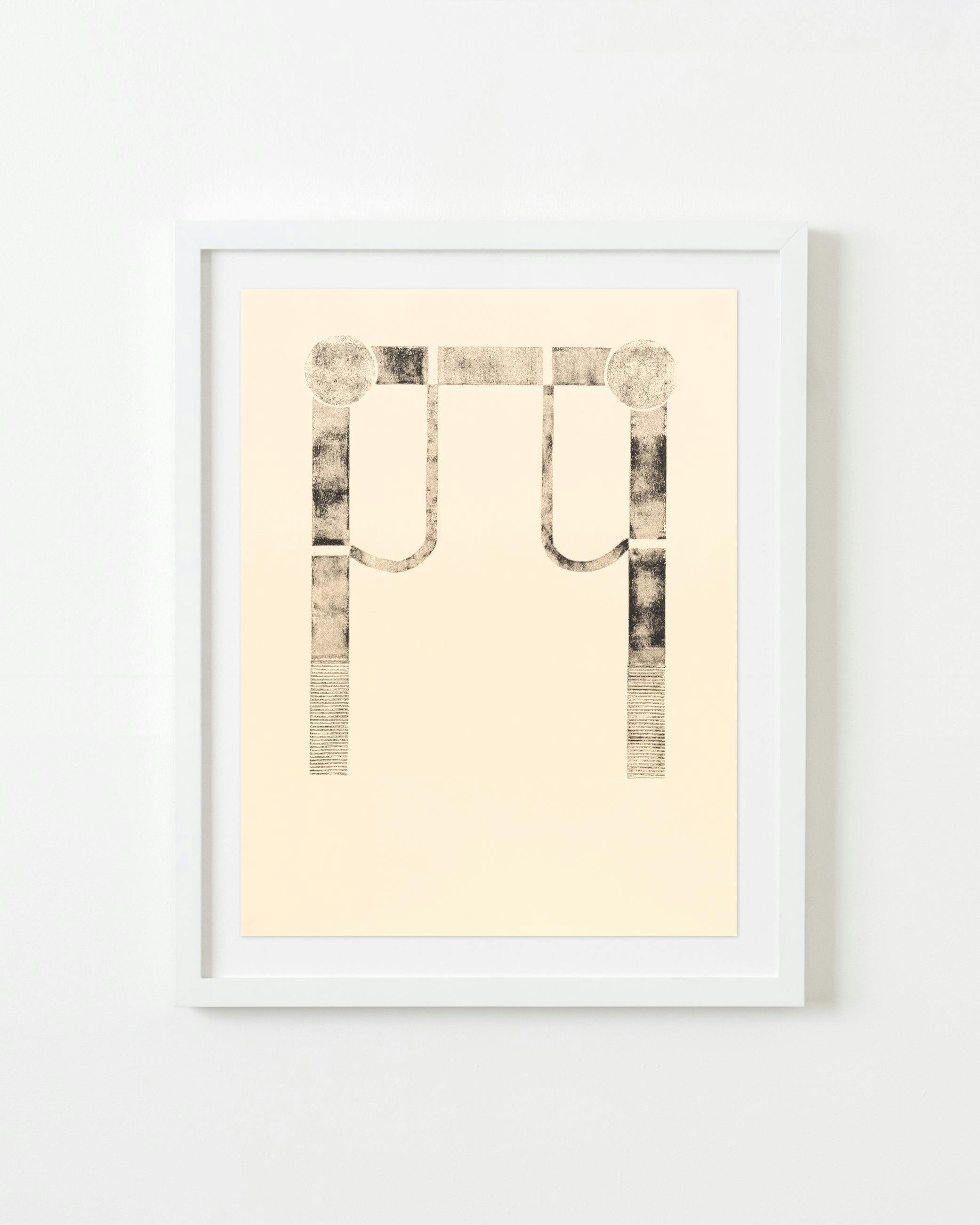 Print by Natalie Beall titled "Index of Function (Traces)".