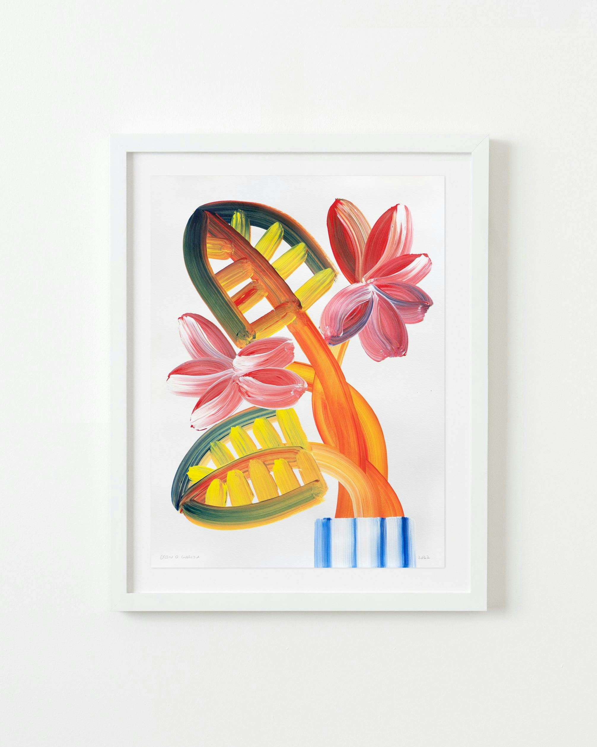 Erin D. Garcia - Wild-Flower #1 - Painting