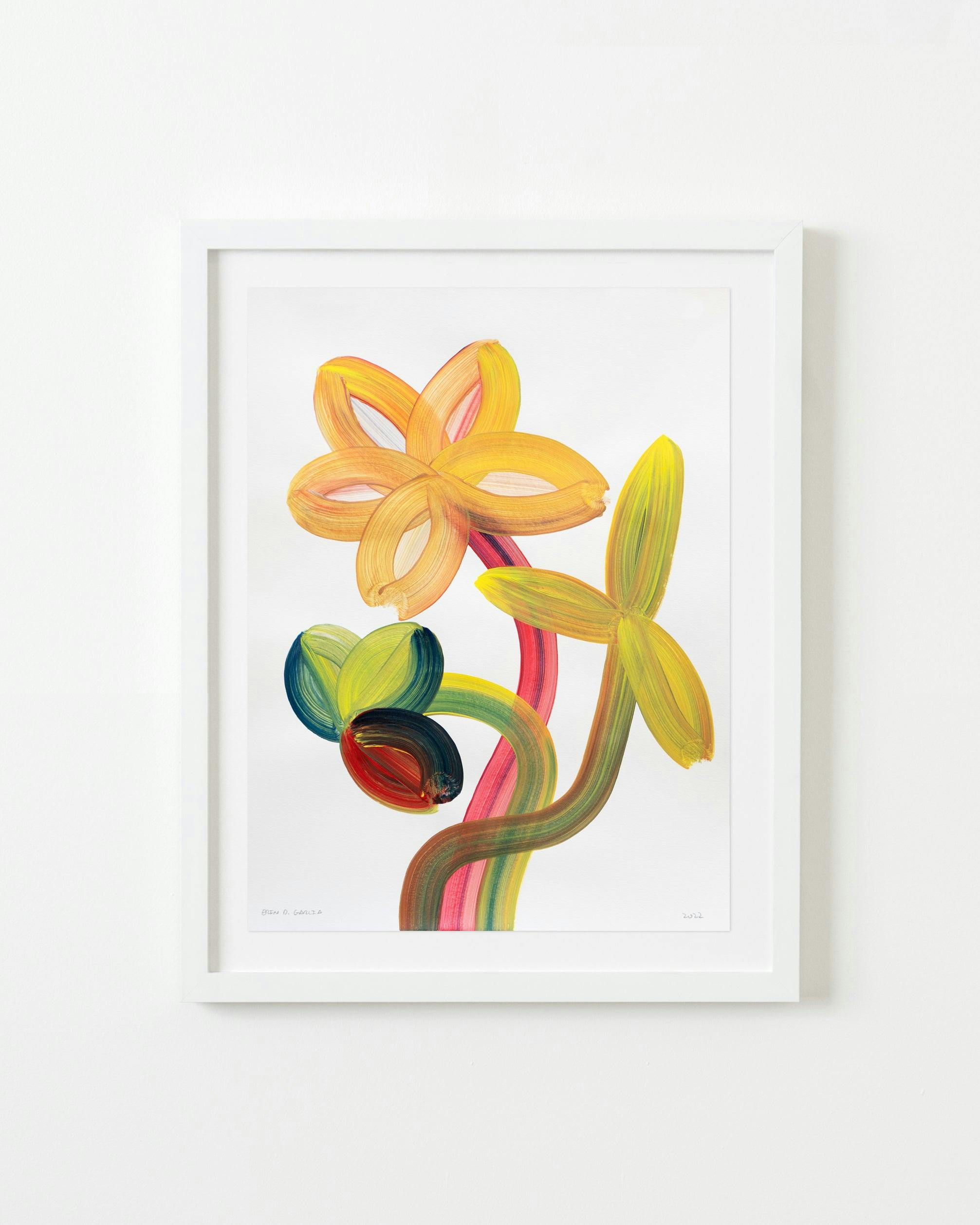 Erin D. Garcia - Wild-Flower #7 - Painting