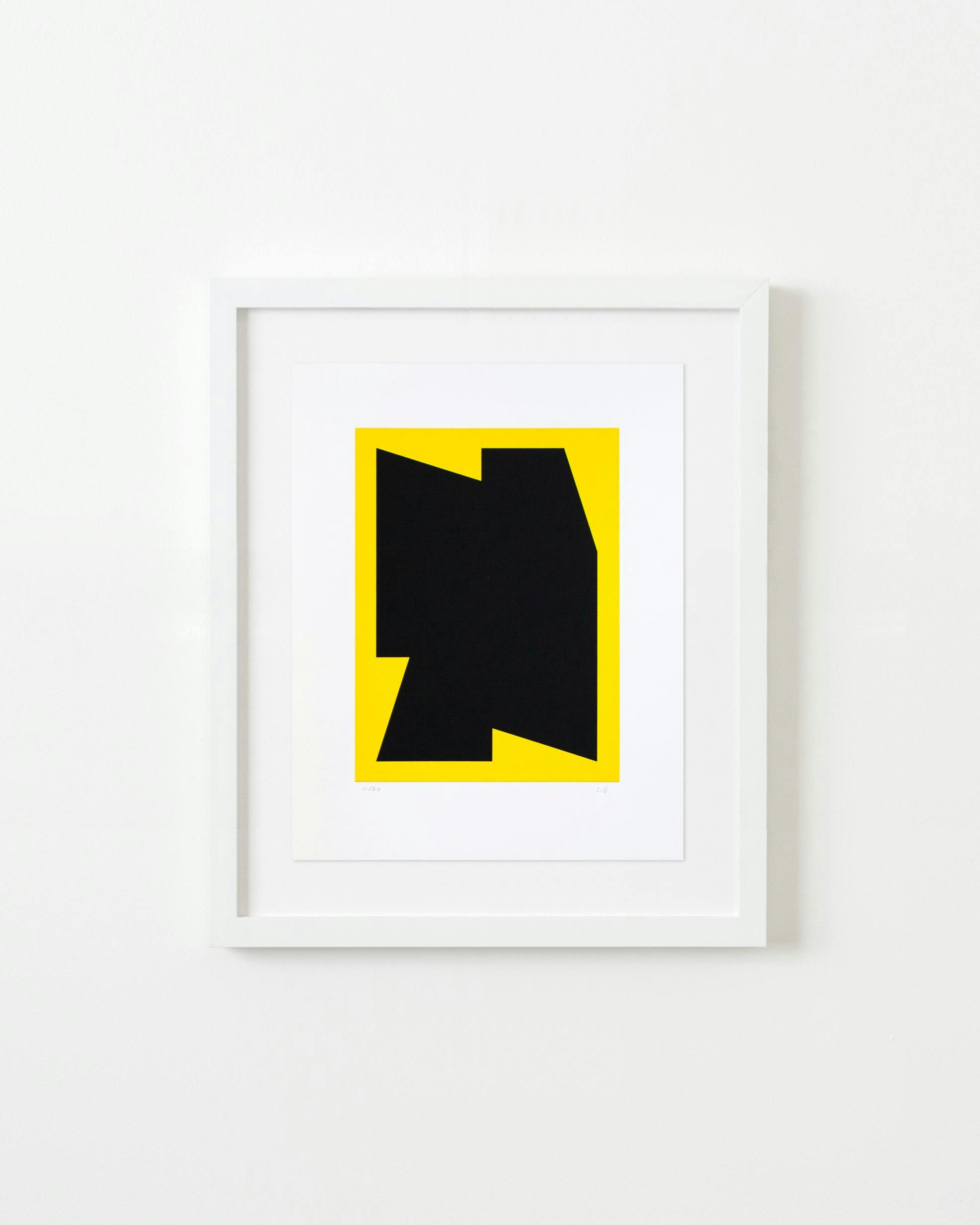 Print by Inka Bell titled "ROR 17 Yellow".