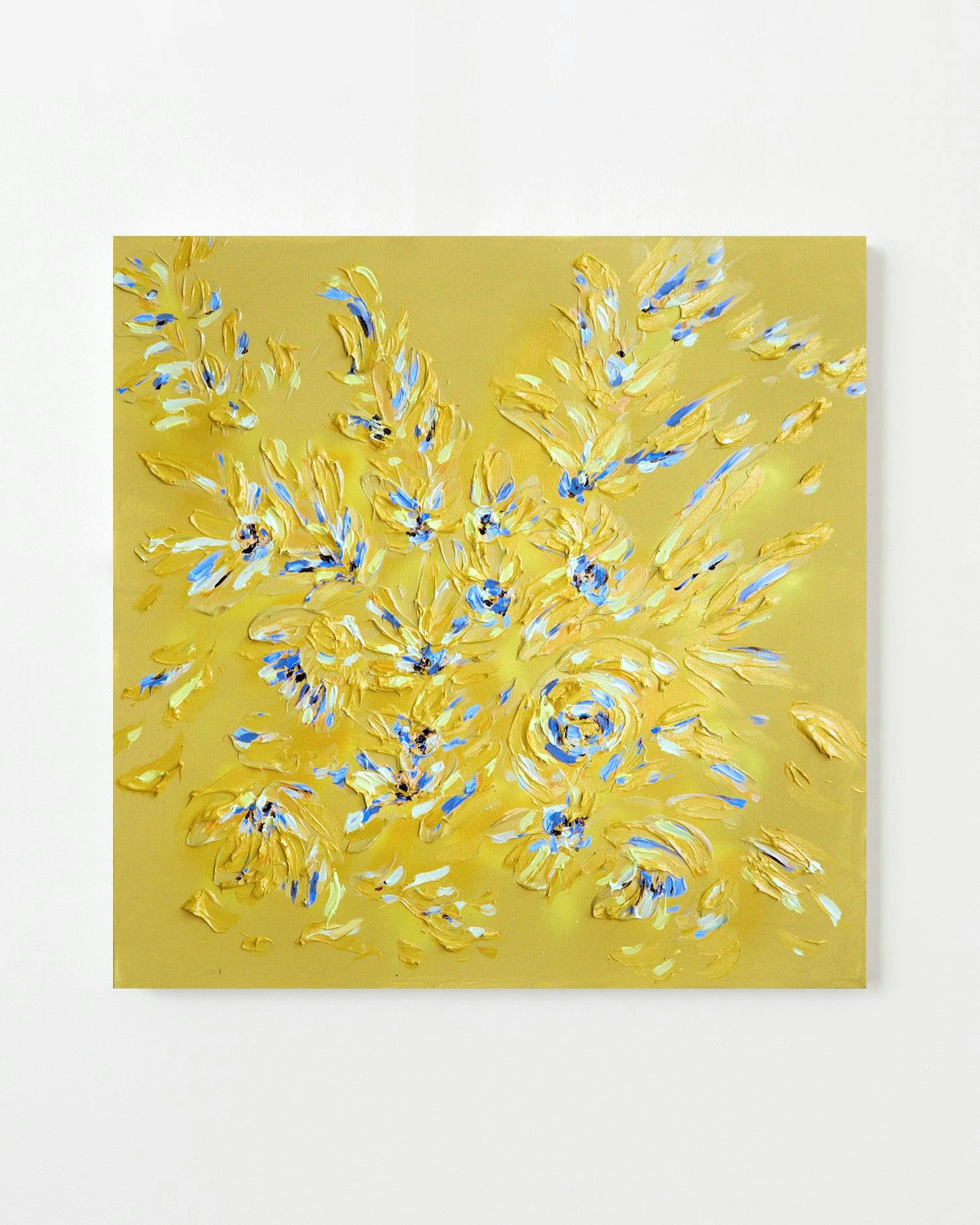 Painting by Erin Lynn Welsh titled "Botany Mono 87".