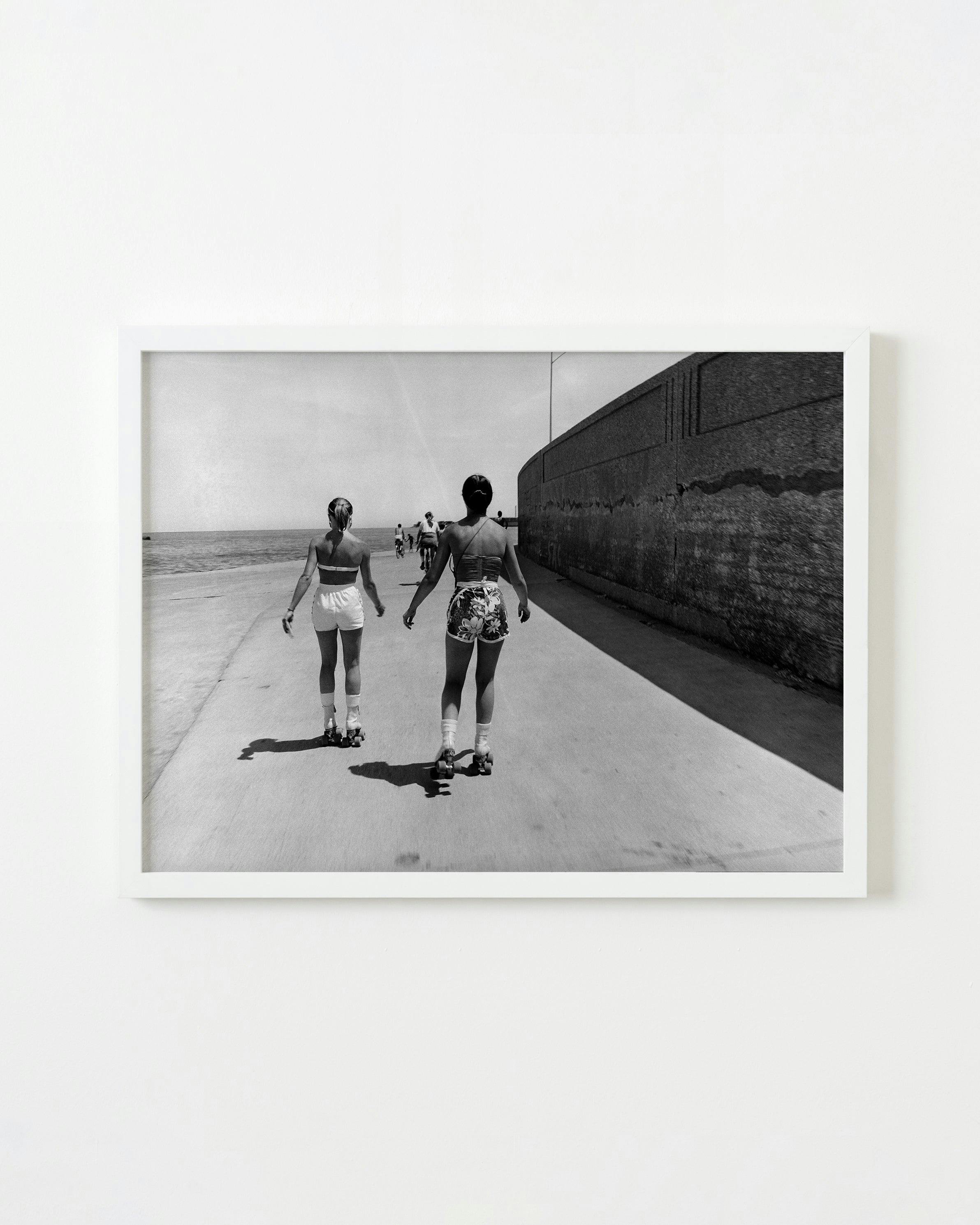 Photography by Michael Northrup titled "Lake Skaters".