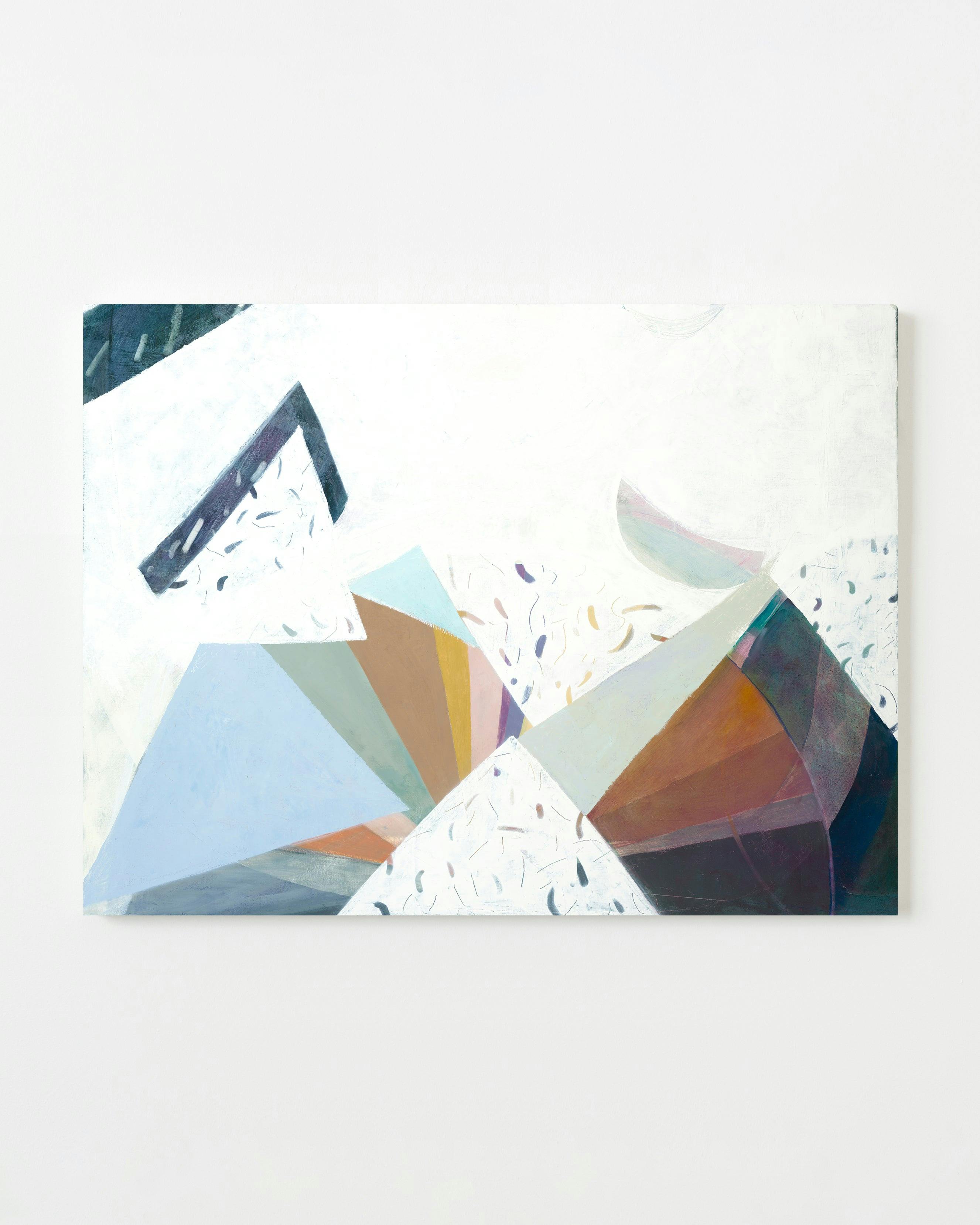 Painting by Aliza Cohen titled "Prism Moon".