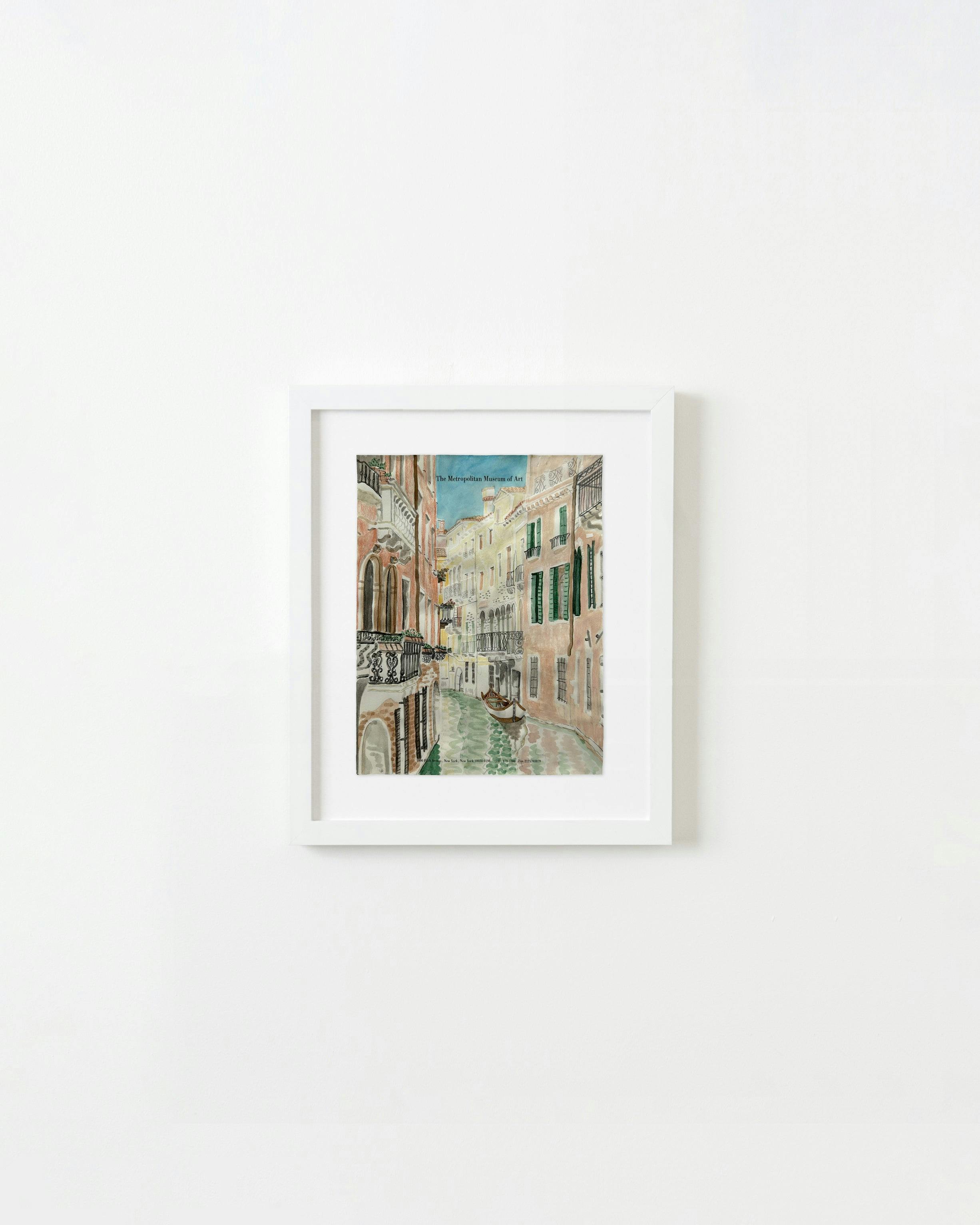 Painting by David Rhoads titled "Venice".