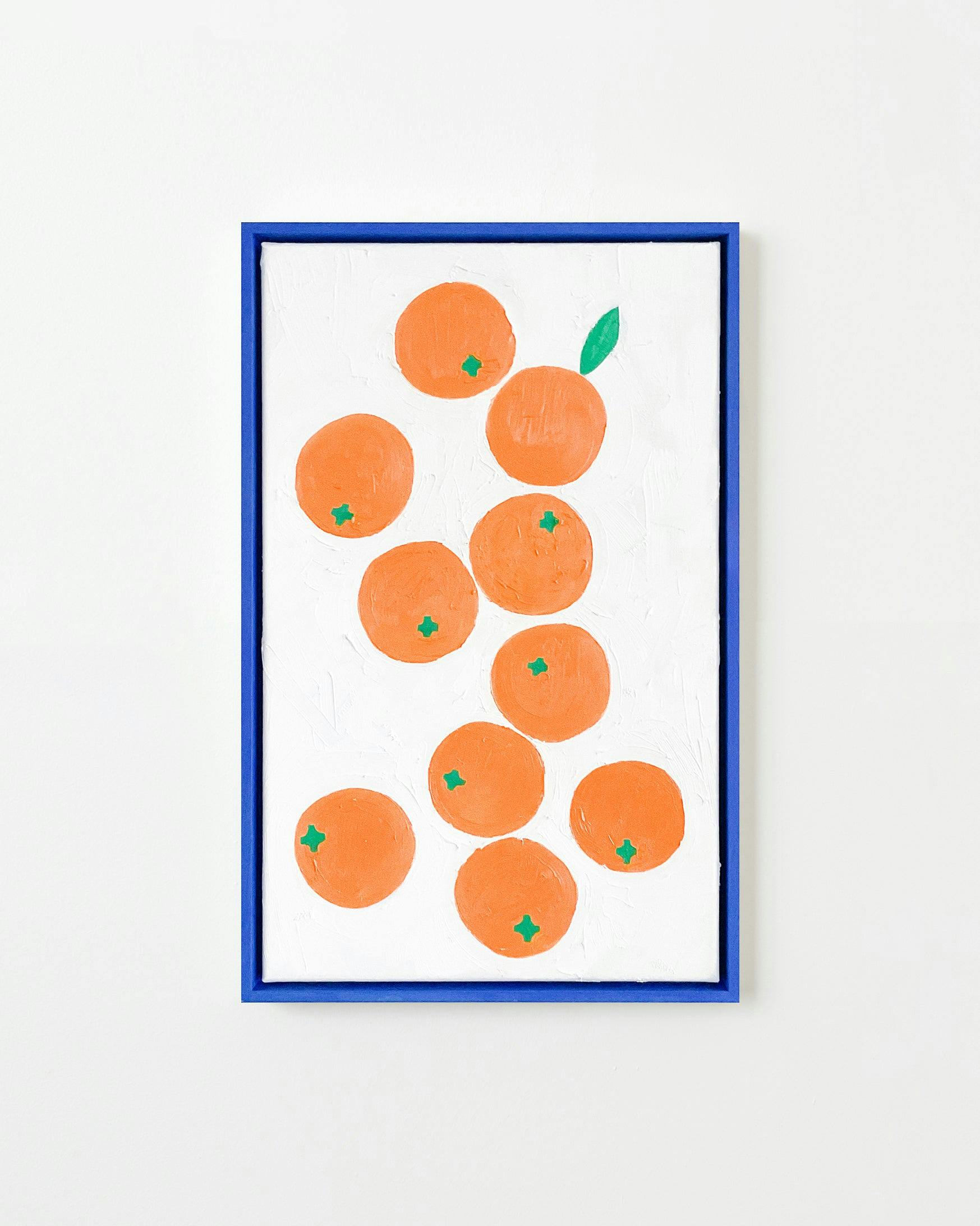 Painting by Frederique Matti titled "Oranges".