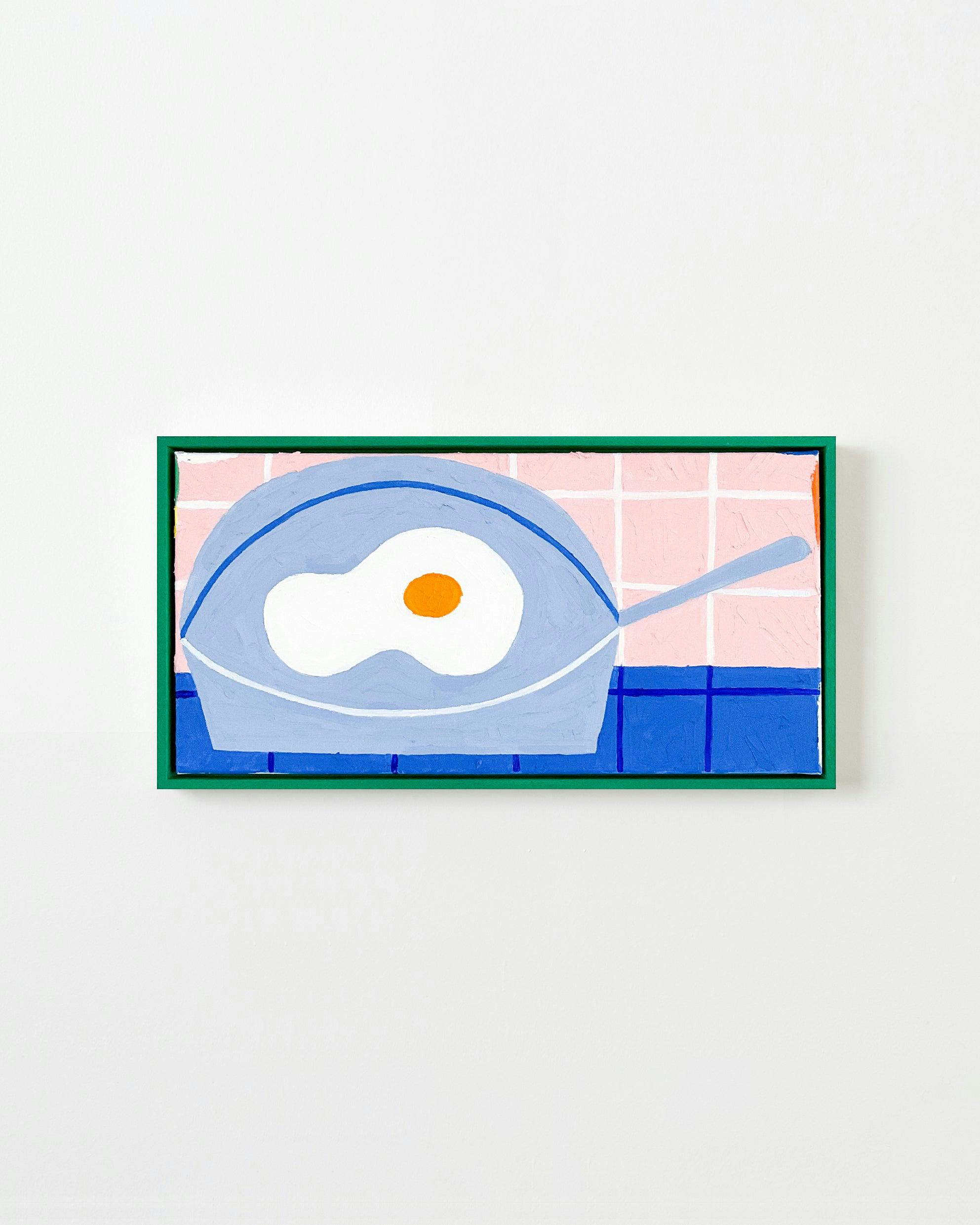 Painting by Frederique Matti titled "Egg".