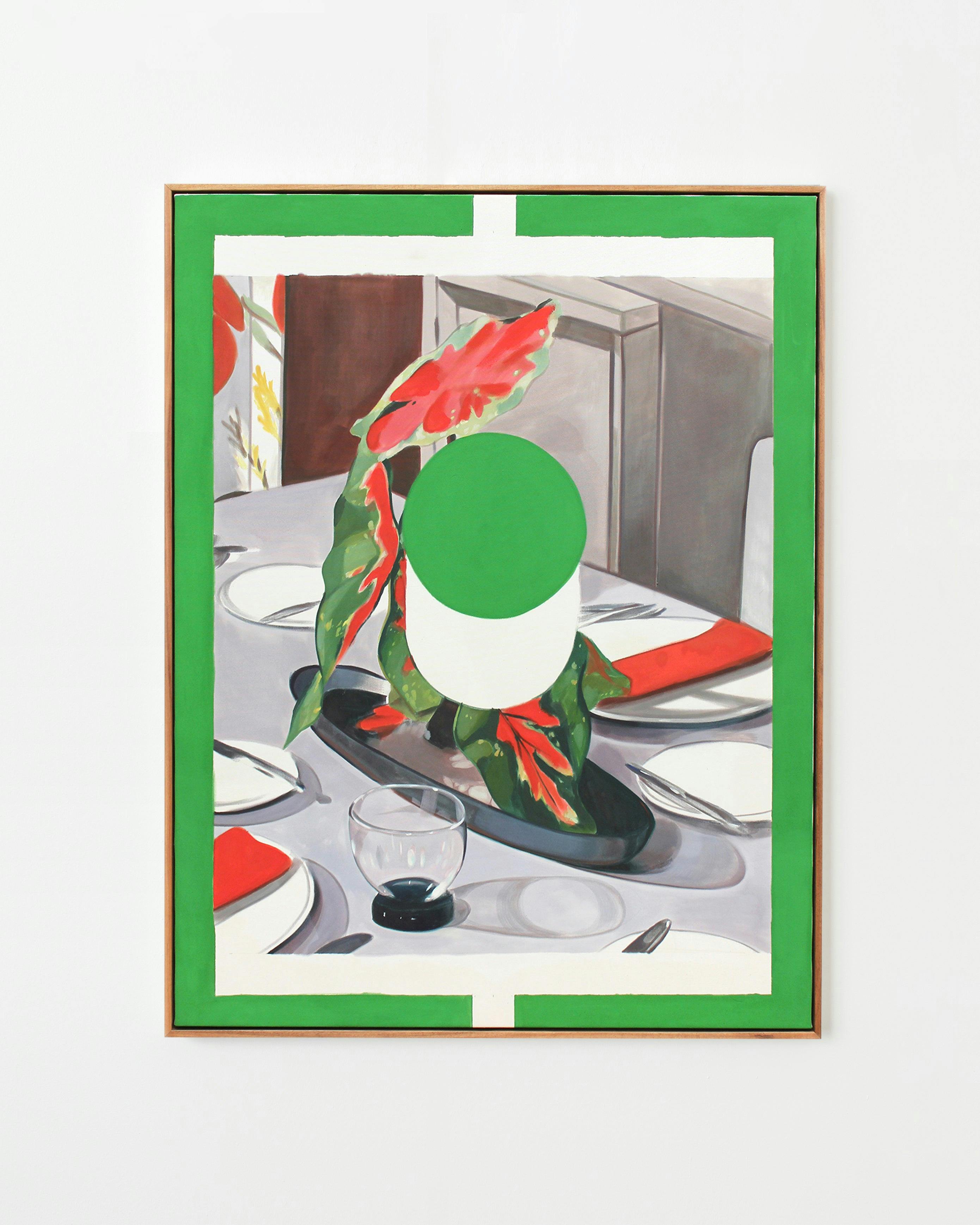 Bryce Anderson - Still Life on Green Ground - Painting