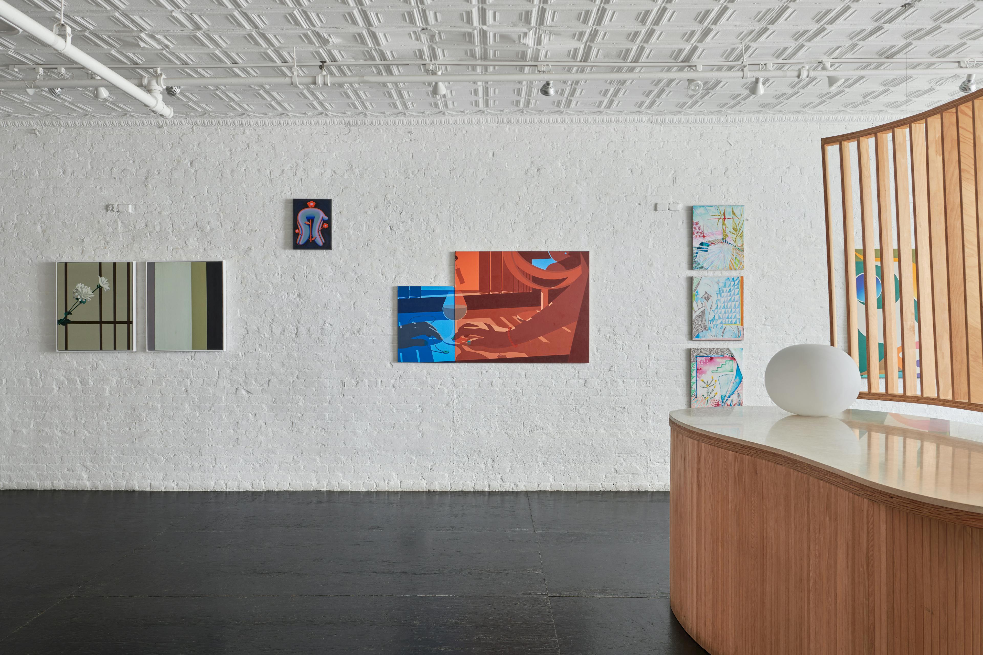 Artwork installed as part of Keepsake, one of Uprise Art's Exhibitions in New York, NY.
