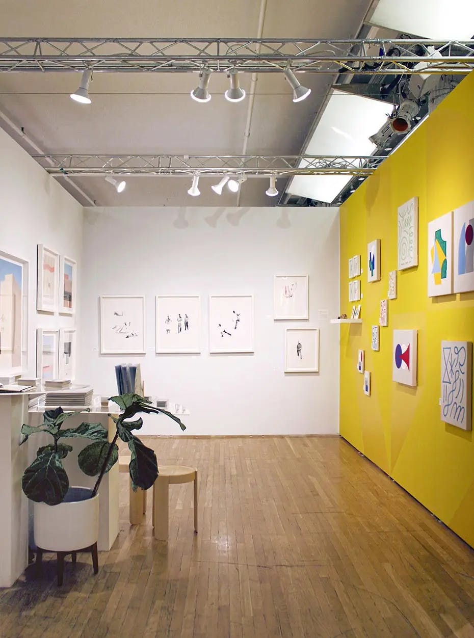 Artwork installed as part of Affordable Art Fair, one of Uprise Art's Art Fairs in New York, NY.