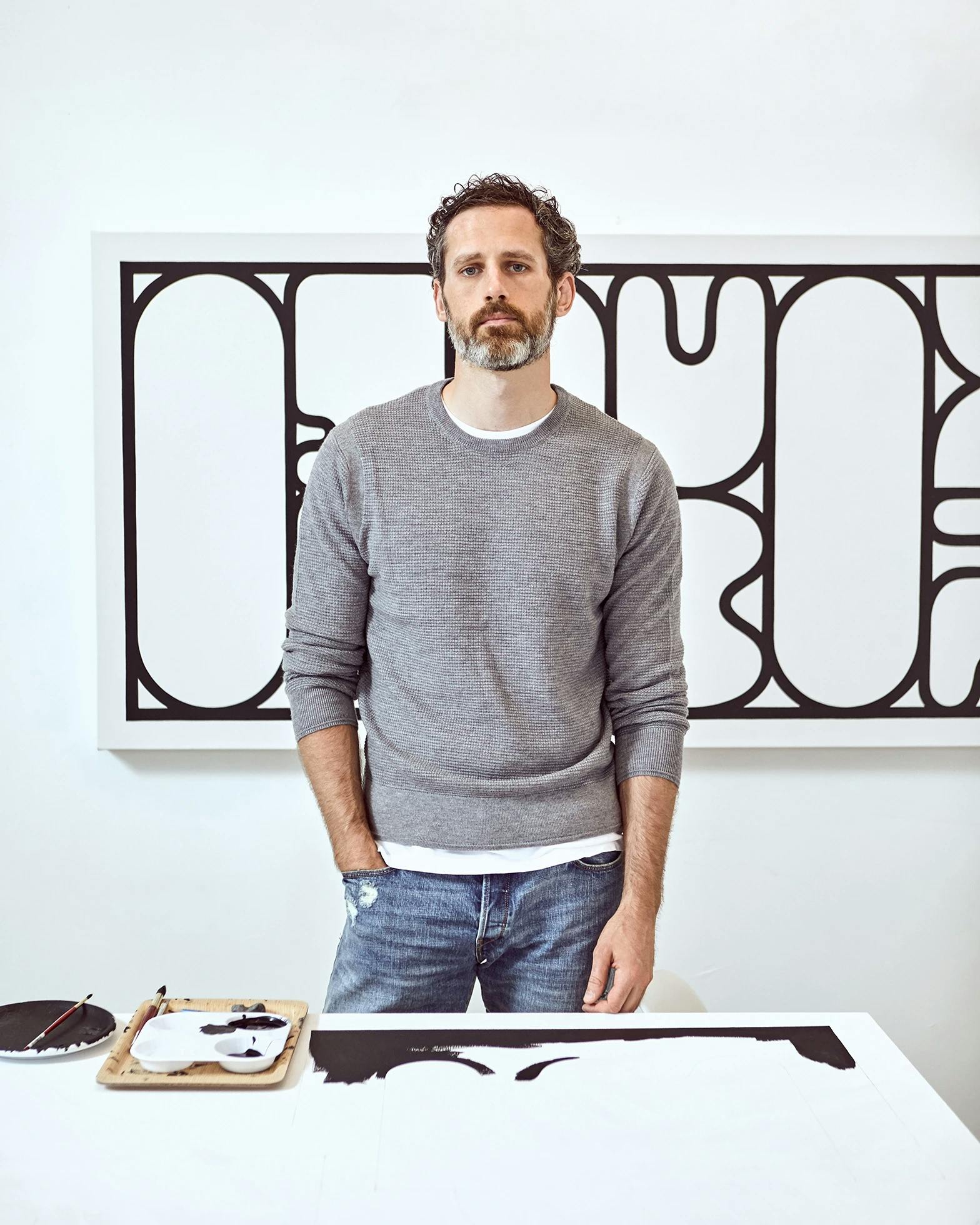Portrait of Artist Dan Covert