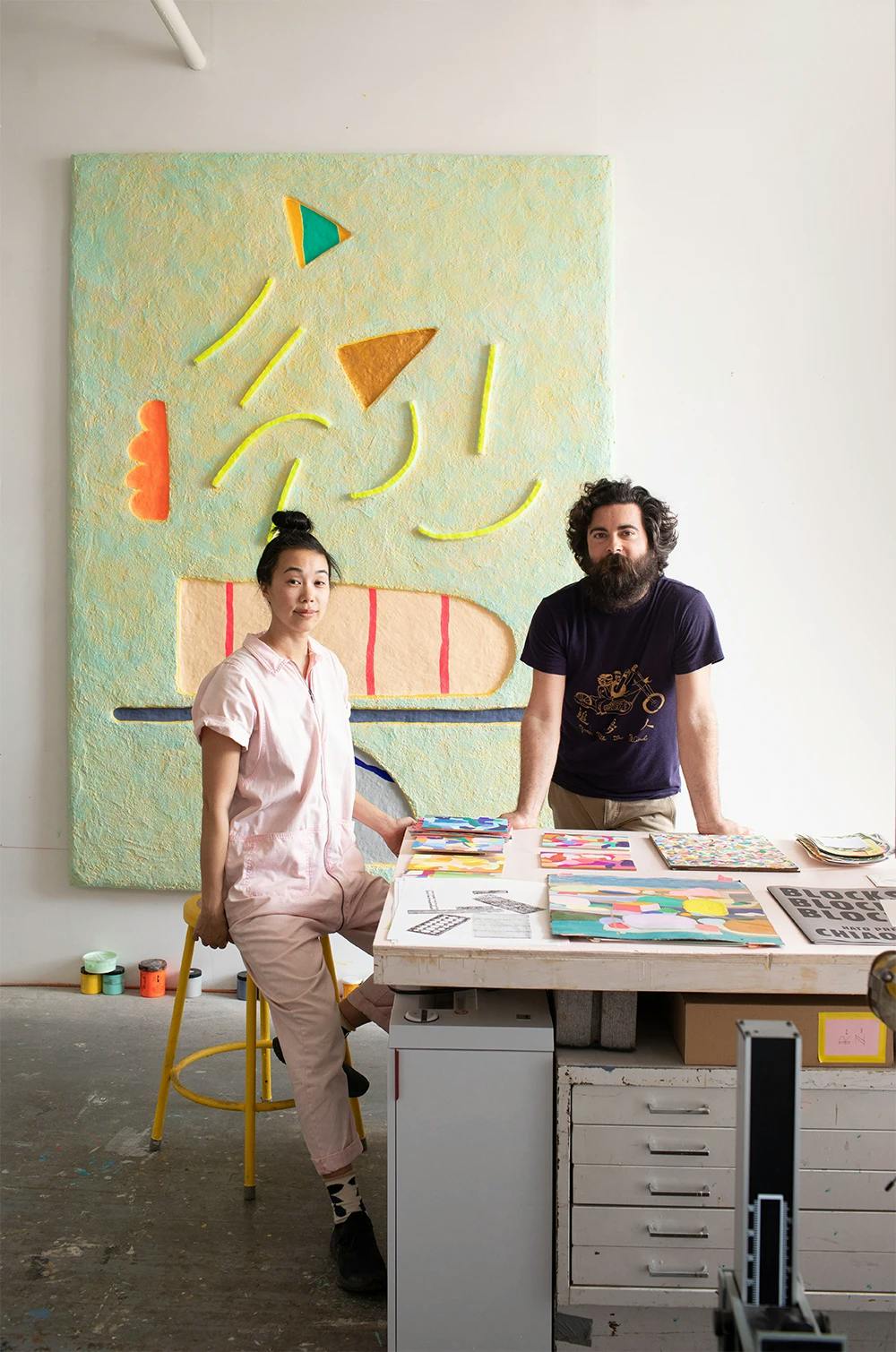 Portrait of Artist Adam Frezza & Terri Chiao