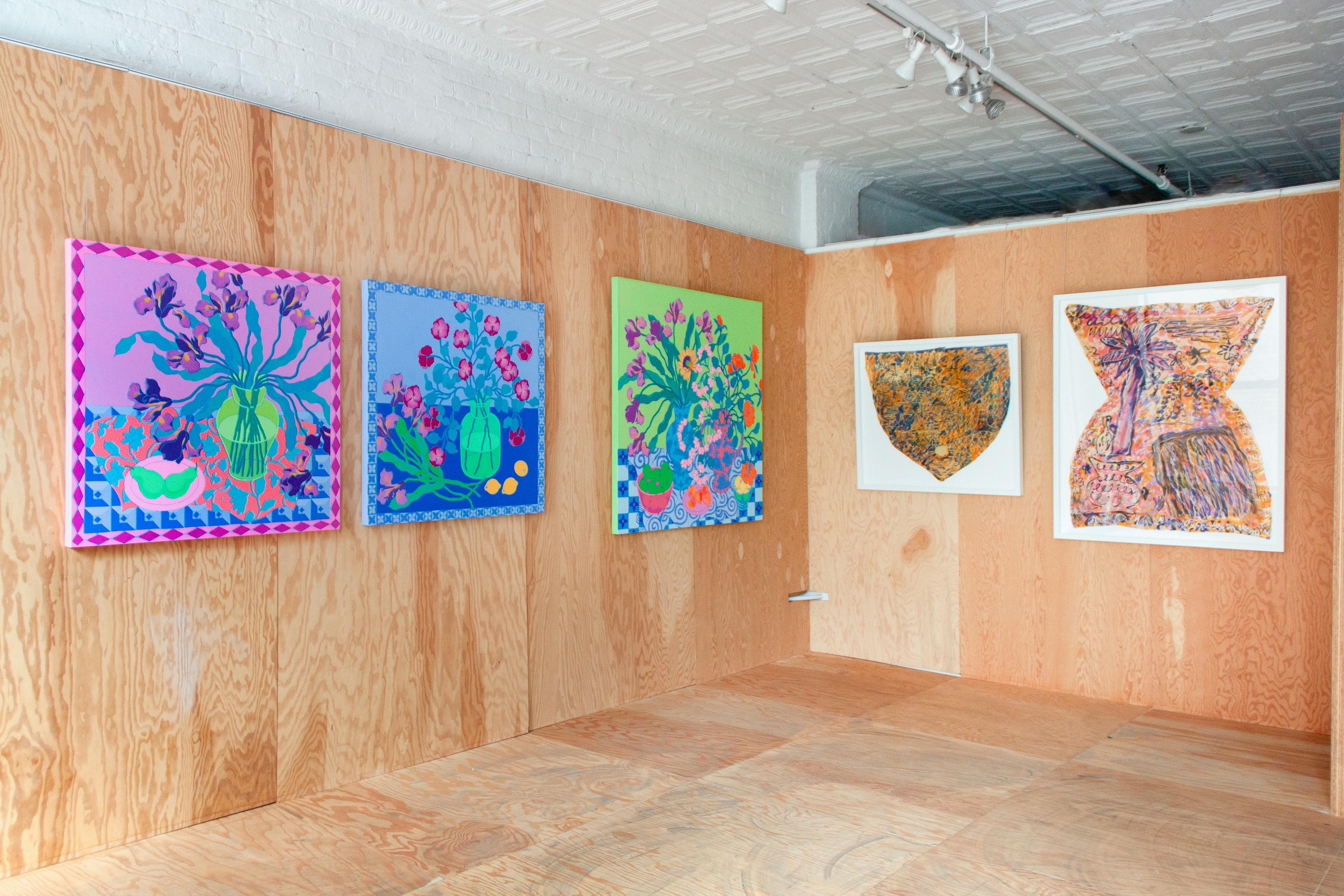 Artwork installed as part of Over Order, one of Uprise Art's Exhibitions in New York, NY.