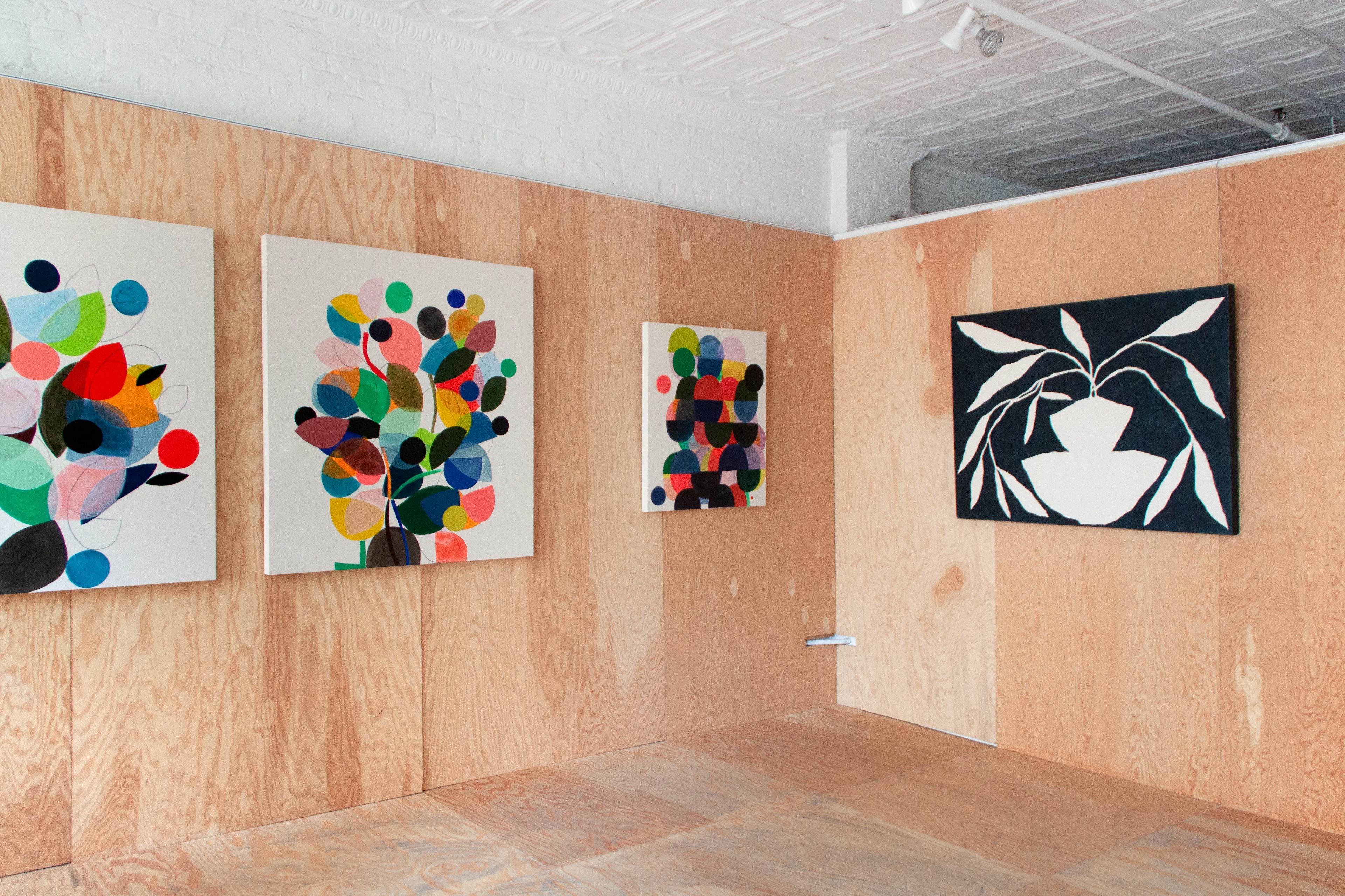 Artwork installed as part of Epode, one of Uprise Art's Exhibitions in New York, NY.