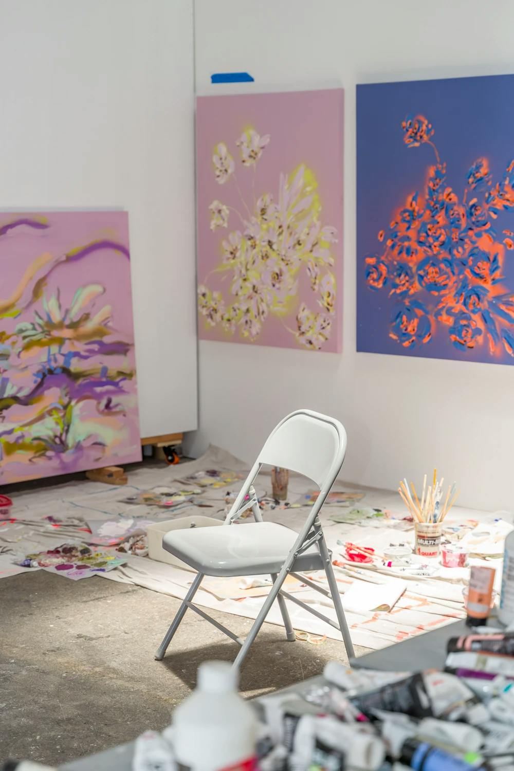 Artist Erin Lynn Welsh's studio. 