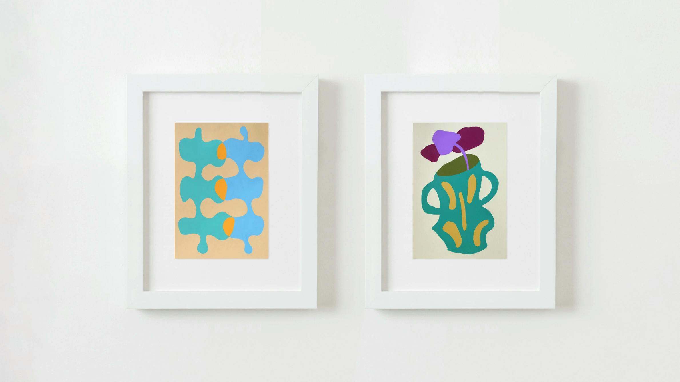 Two paintings by Molly Dilworth, part of our off-registry tips.